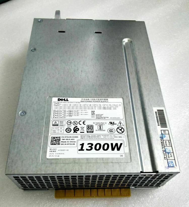 Dell T7910 T5810 T7810 1300W Server Power Supply Unit H1300EF-02 PSU