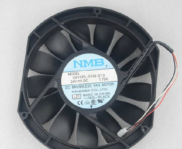 NMB 5910PL-05W-B79 fan 170*25mm 3pin 24V 1.7A