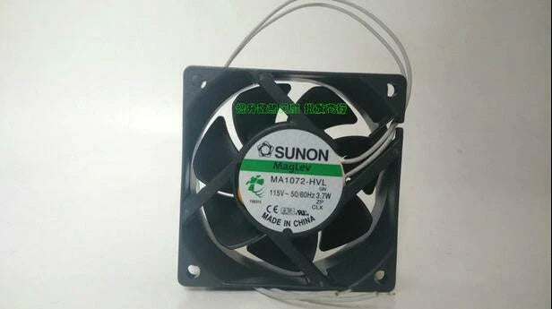 SUNON MA1072-HVL GN 115V-50/60HZ 3.7W 70*70*25MM 7CM 2-Wire Cooling Fan|163723287739
