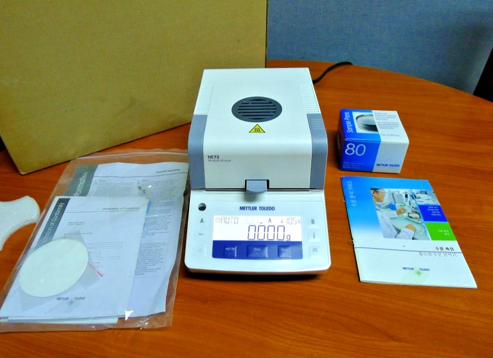 Very Nice! Mettler Toledo HE73 HE Moisture Analyzer, 71g X 0.001g