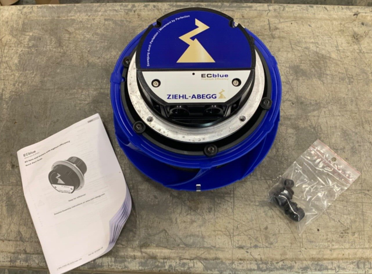Ziehl-Abegg RH25-6IK.BA.VR ECBlue 120VAC  Centrifugal Fan (2)|176546079207