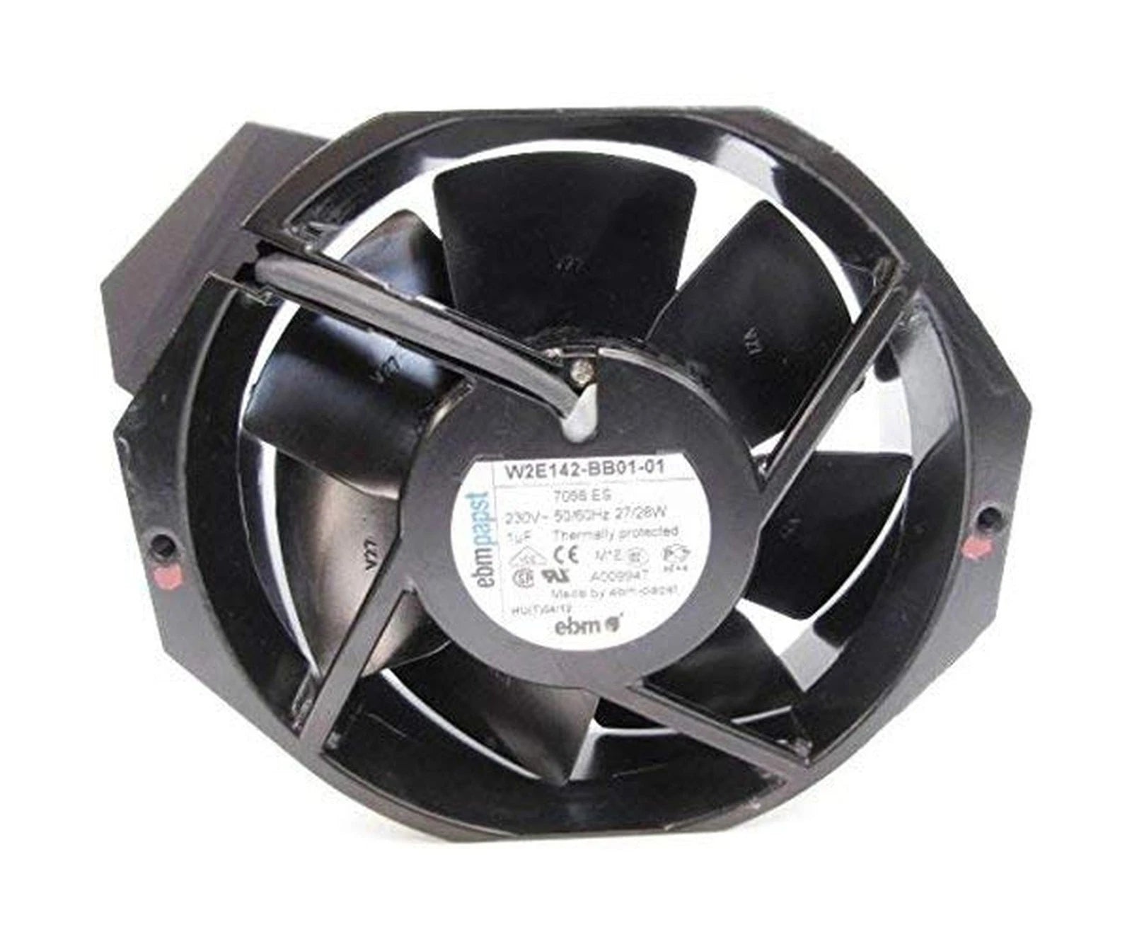 ebm-papst W2E142-BB01-01 230V 60Hz 28W Thermally Protected Fan 6 Inch Diameter|267485200376