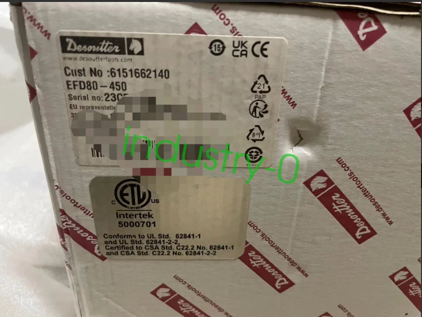 Desoutter 6151662140 EFD80-450 Tighten the shaft Fast transportation