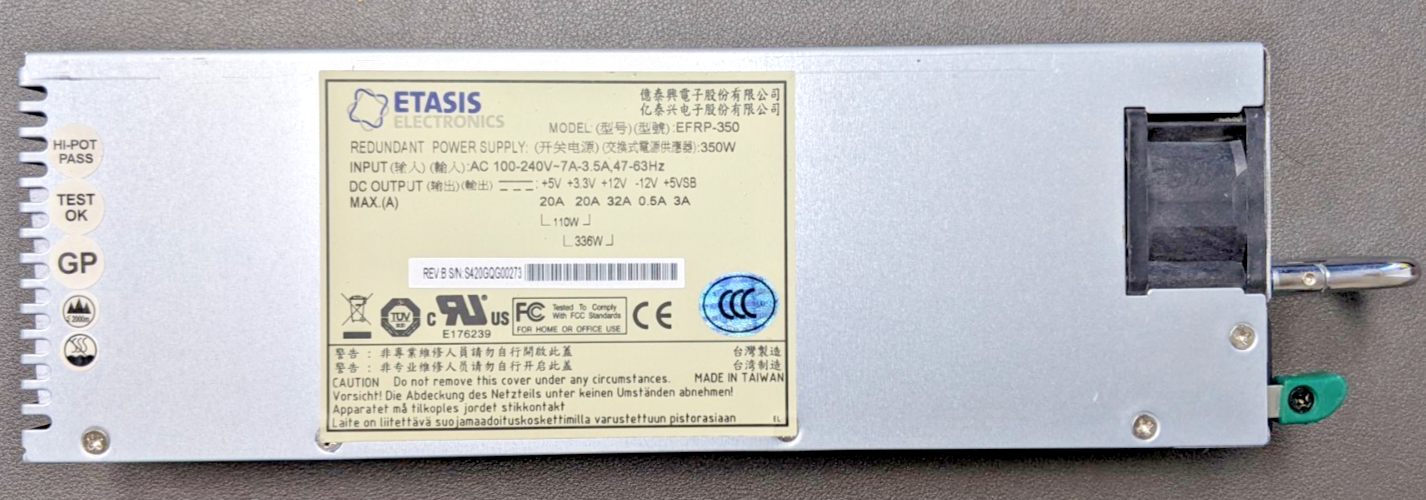 Etasis Electronics EFRP-350 350W Power Supply Module|116735359732
