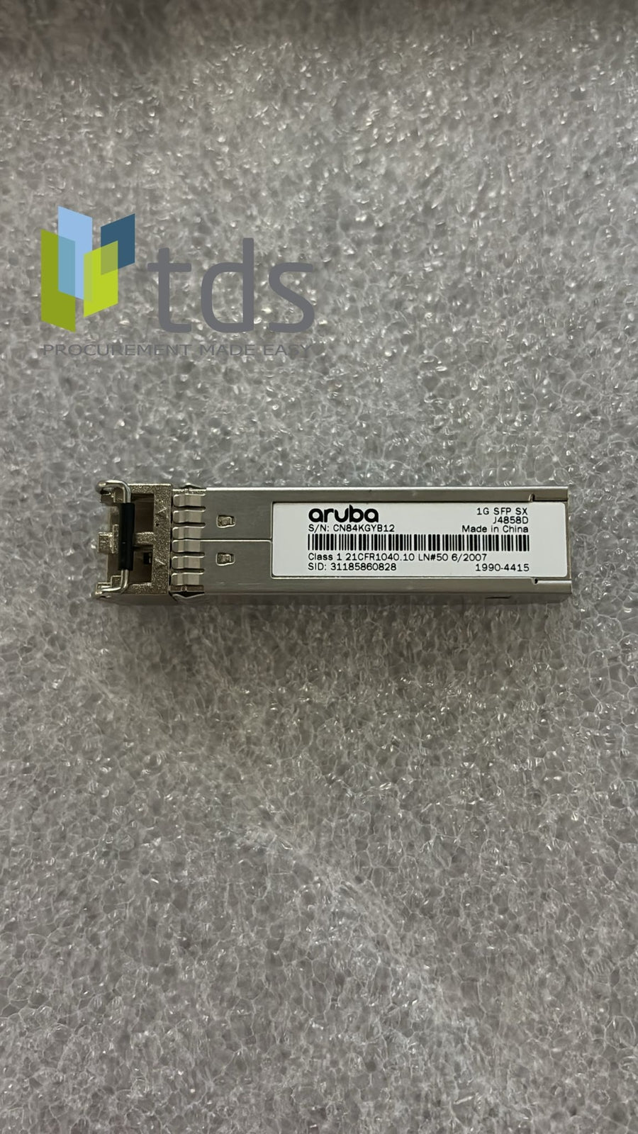 J4858D Aruba 1G SFP LC SX 500m MMF XCVR|126863023225