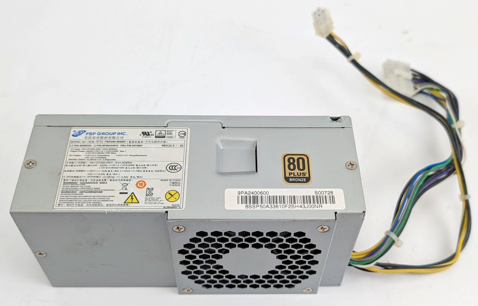 IBM Lenovo Thinkcentre M72 M73e M79 M82 M92P M93P SFF 240W Power Supply 54Y8897|167833275916