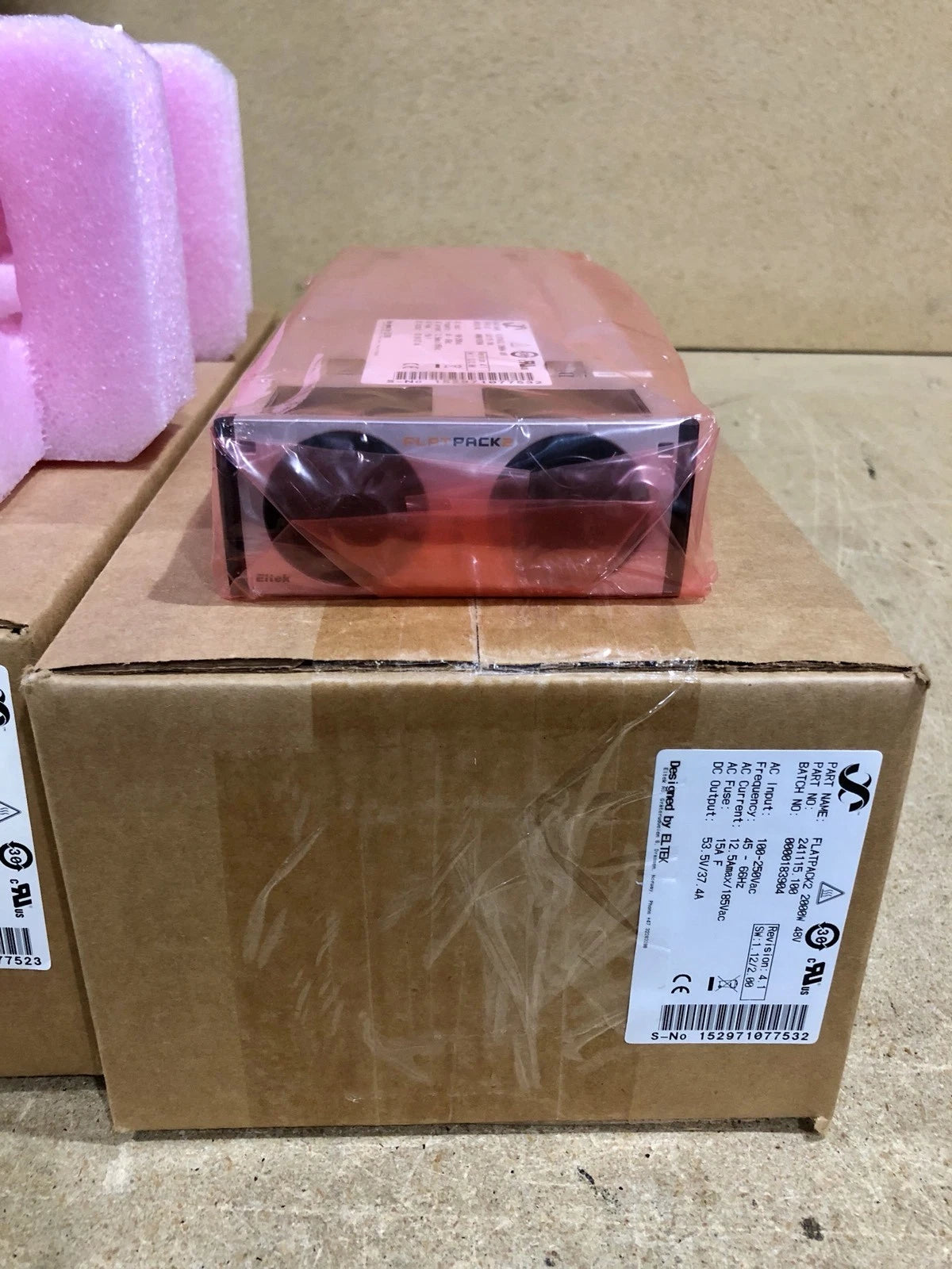 ELTEK FLATPACK2 2000W 48V RECTIFIER 241115.100 Rev 4.1 New In Box|183459380916