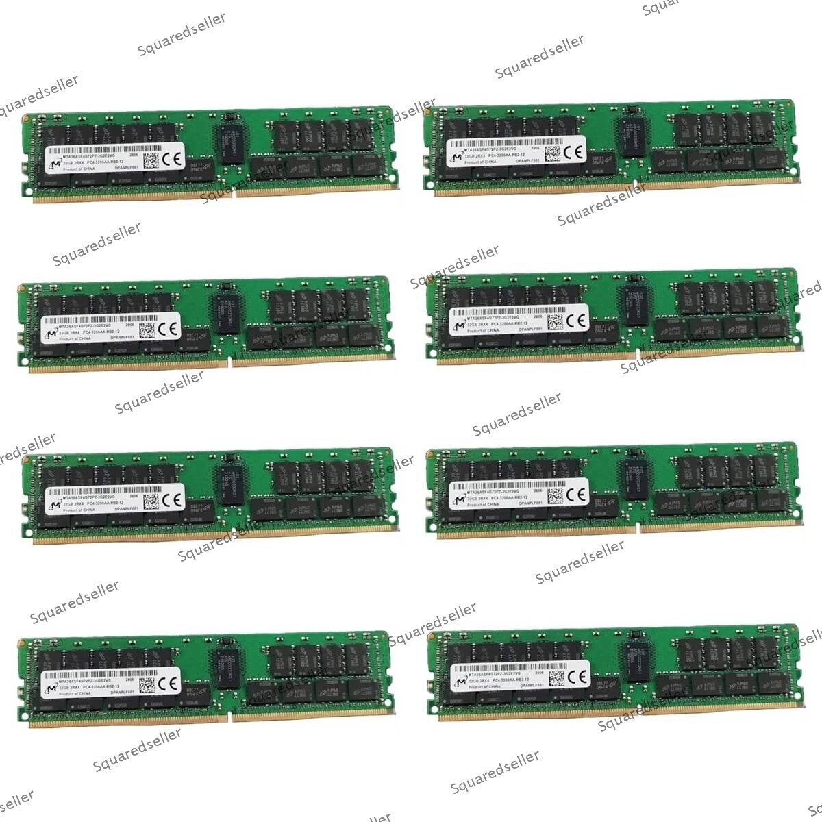 Micron 256GB (8x 32GB) 3200MHz DDR4 REG ECC RAM DDR4-3200 Server Memory|297355374769