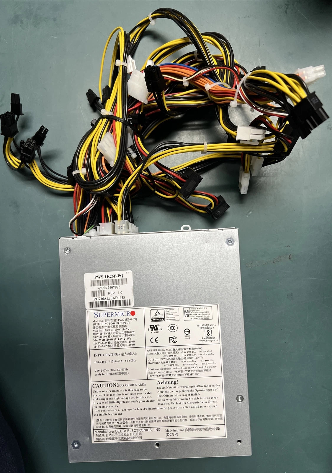 Power Supply Supermicro PWS-1K26P-PQ Server 1000W - NO BOX|336351747558