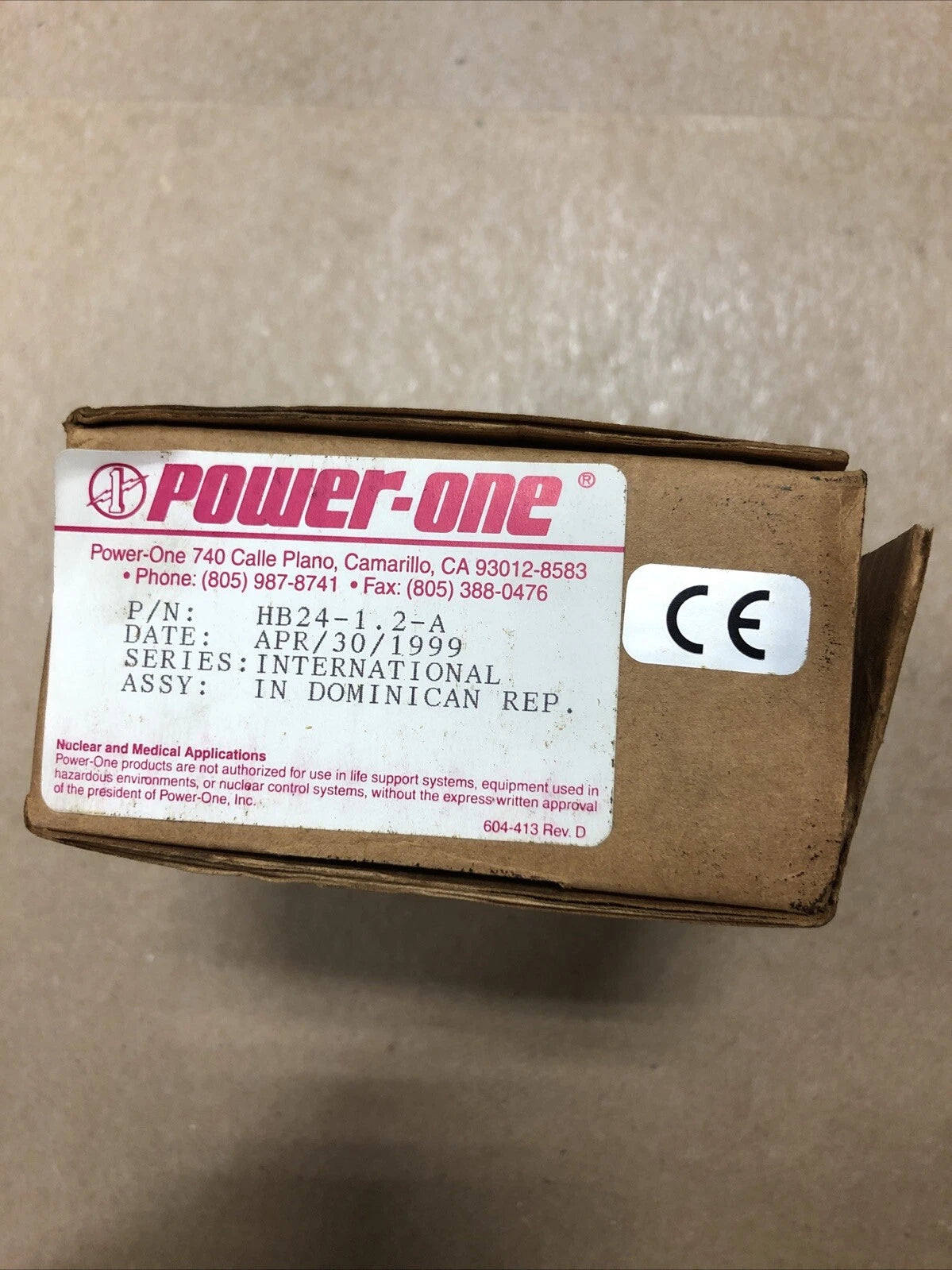 NEW Power-One HB24-1.2-A Power Supply G125
