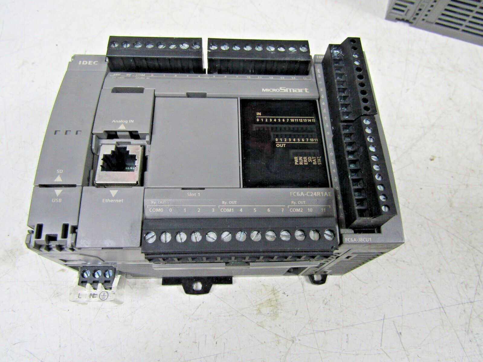 🔥IDEC MICROSMART FC6A-C24R1AE & IDEC FC6A-J8CU1|325656594953