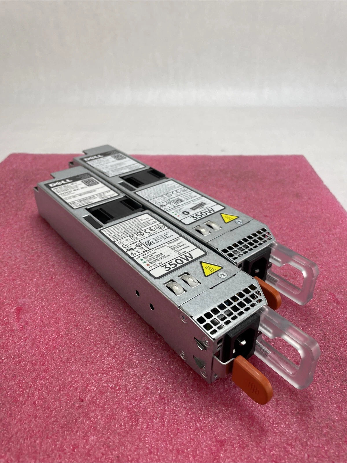 Dell P7GV4 80 Plus Platinum 350W Switching Power Supply Lot of 2|186736659642