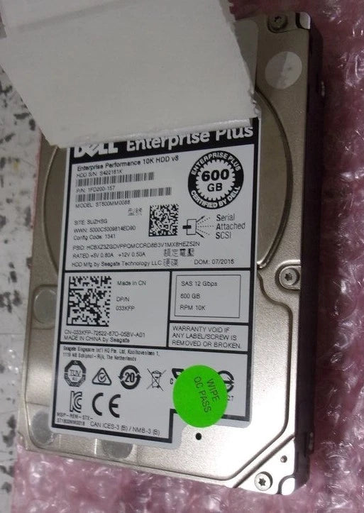 Seagate ST600MM0088 1FD200-157 Hard Drive 2.5" SAS 600GB|326283063315