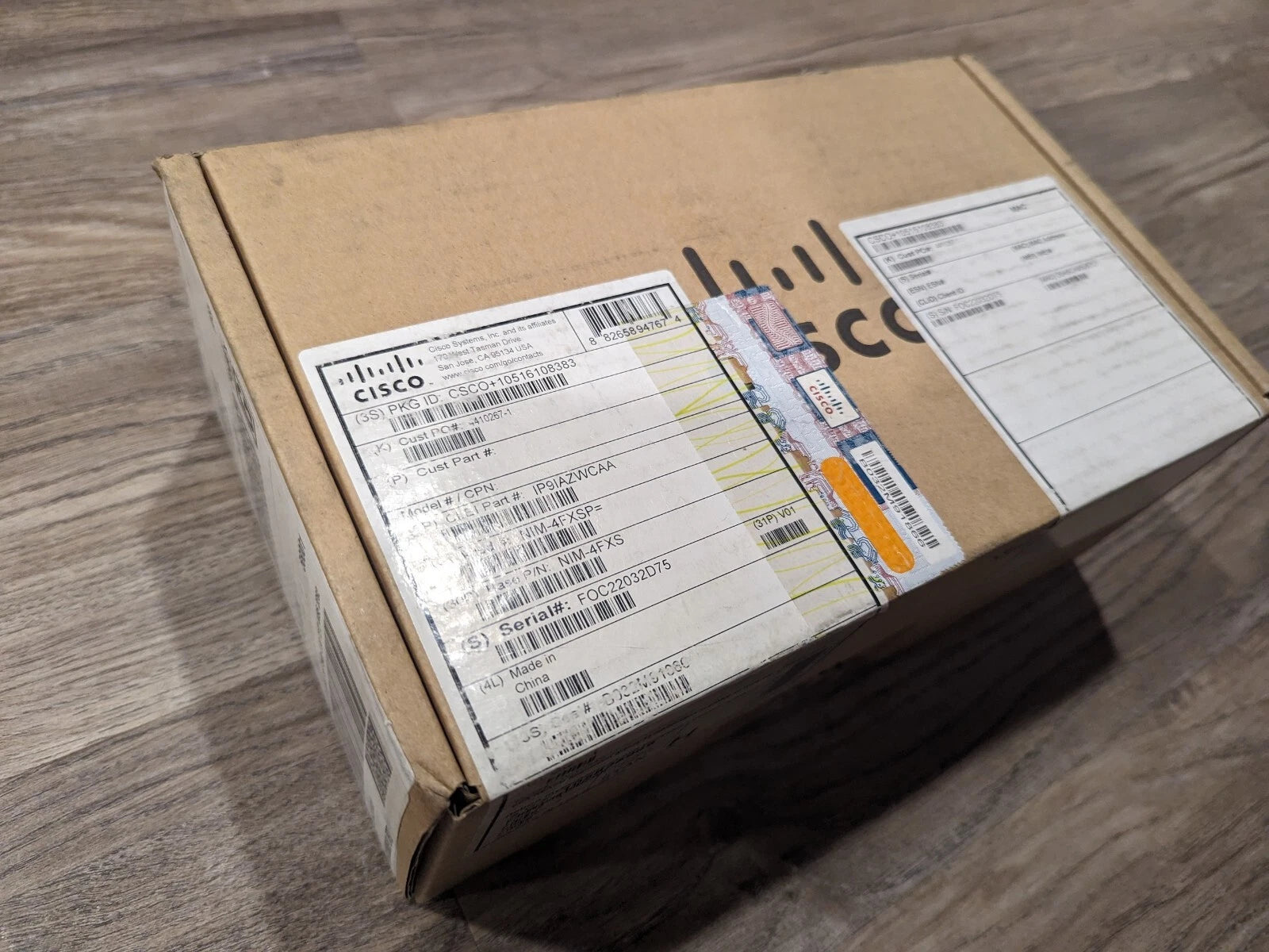 Brand New Cisco NIM-4FXS 4-port Network Interface Module 4000 Series ISRs 1934