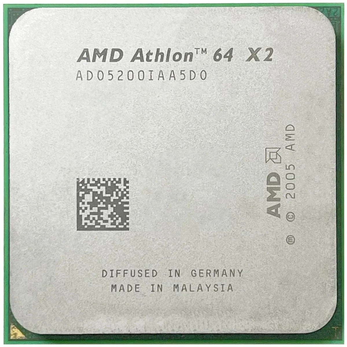 AMD Athlon 64 x2 5200+ 2.70GHz 1MB Cache 1000MHz (2000 MT/s) FSB Brisbane Socket AM2 Desktop Processor - ADO5200IAA5DO