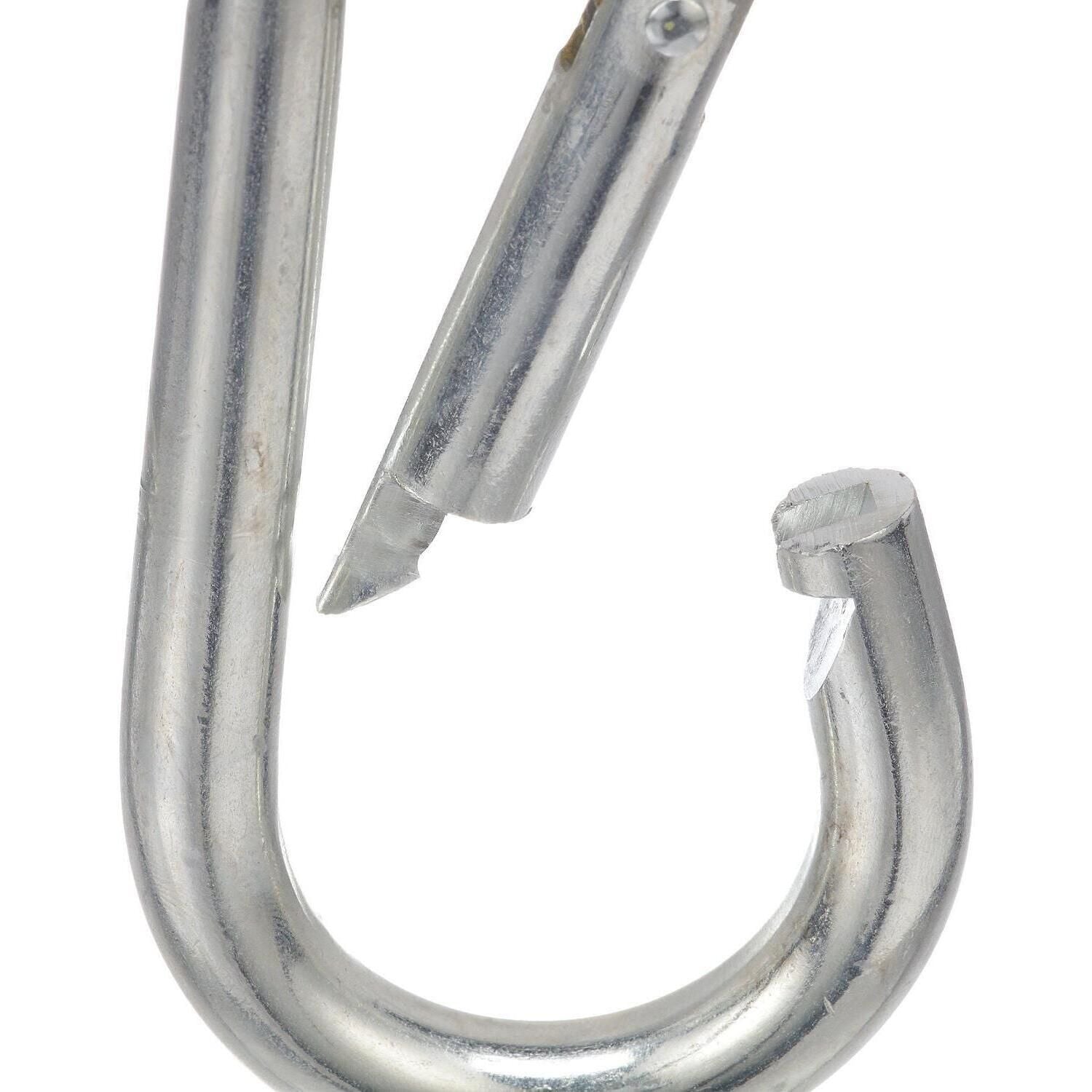 Seachoice 50-36841 Zinc Plated Steel Safety Spring Hook 7/16" x 4-3/4"