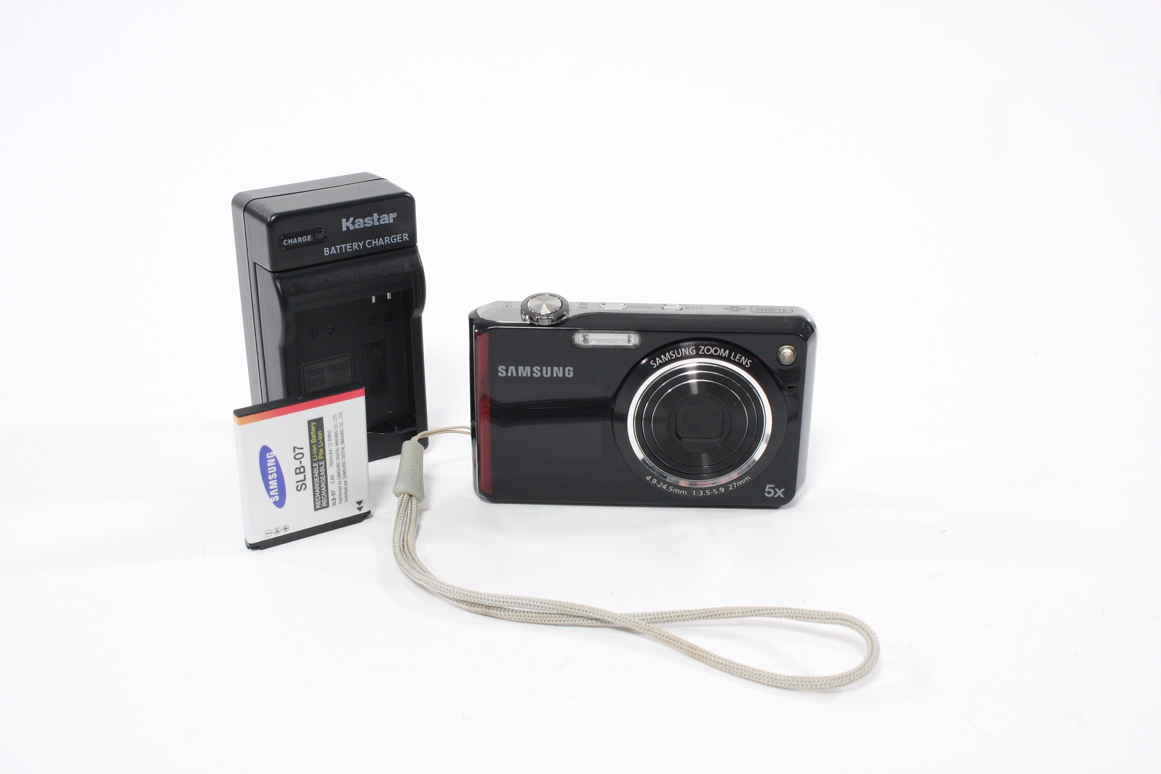 Samsung TL20 5x Zoom 12.4mp Digital Point-and-Shoot Camera (Burgandy)