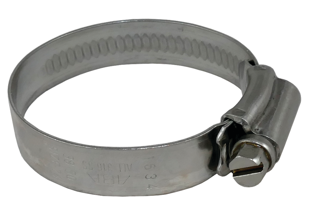 Scandvik 13683 ABA SS Hose Clamps, #44, 10 Pack