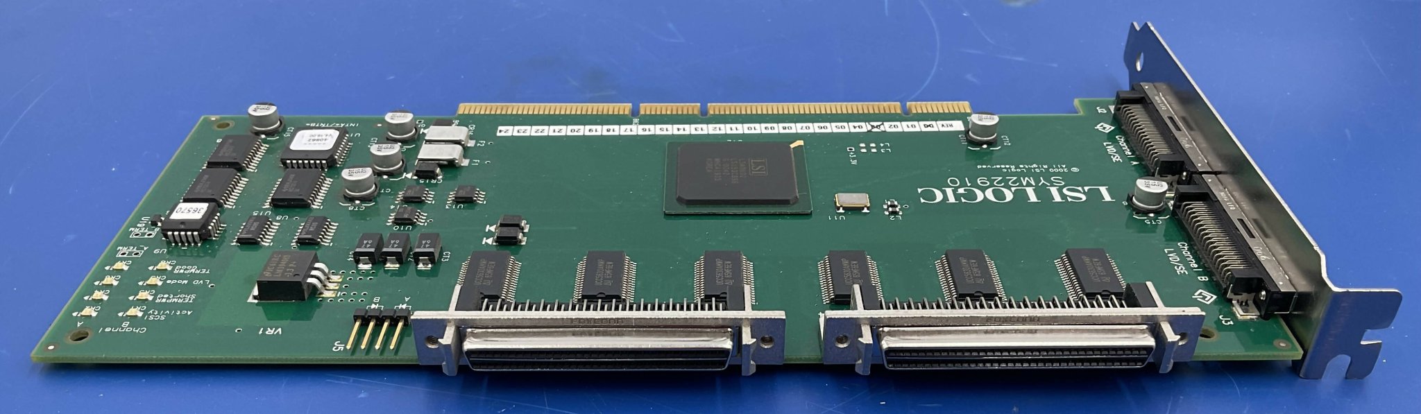 Siemens 5255315 - SCSI Ultra 2 Dual Controller Board Side View | Alo Tech Solutions
