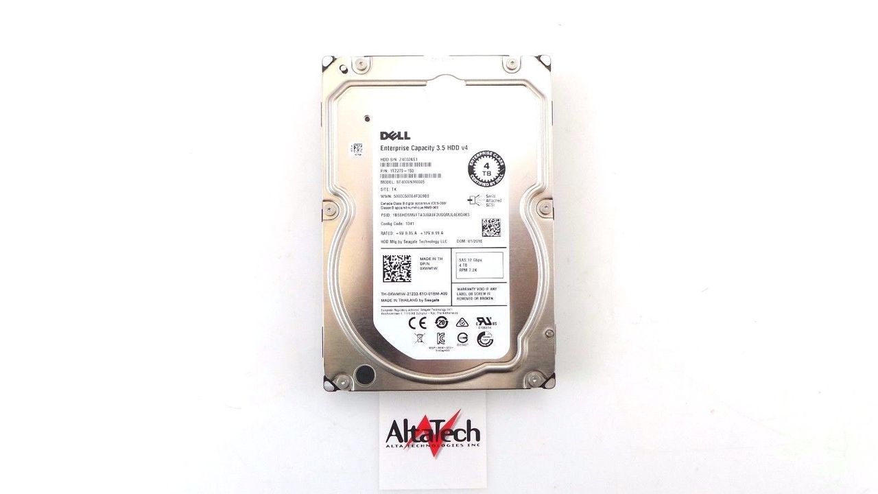 Seagate ST4000NM0005 4TB 7.2K SAS 3.5" 12G