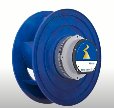 RH31C-ZIK.DC.1R ZIEHL-ABEGG centrifugal fan 380/480v 2.5kW 50/60HZ