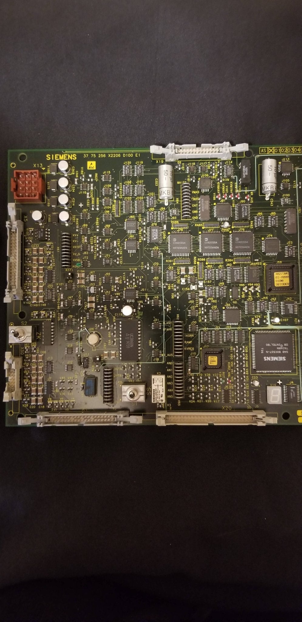 Siemens D100 E1 Master Board (PN 37 75 256 X2206