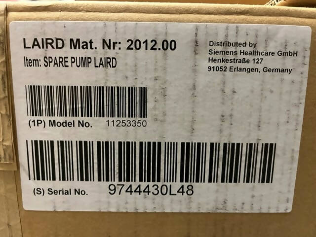 Siemens Kluver Pump Head #11253350