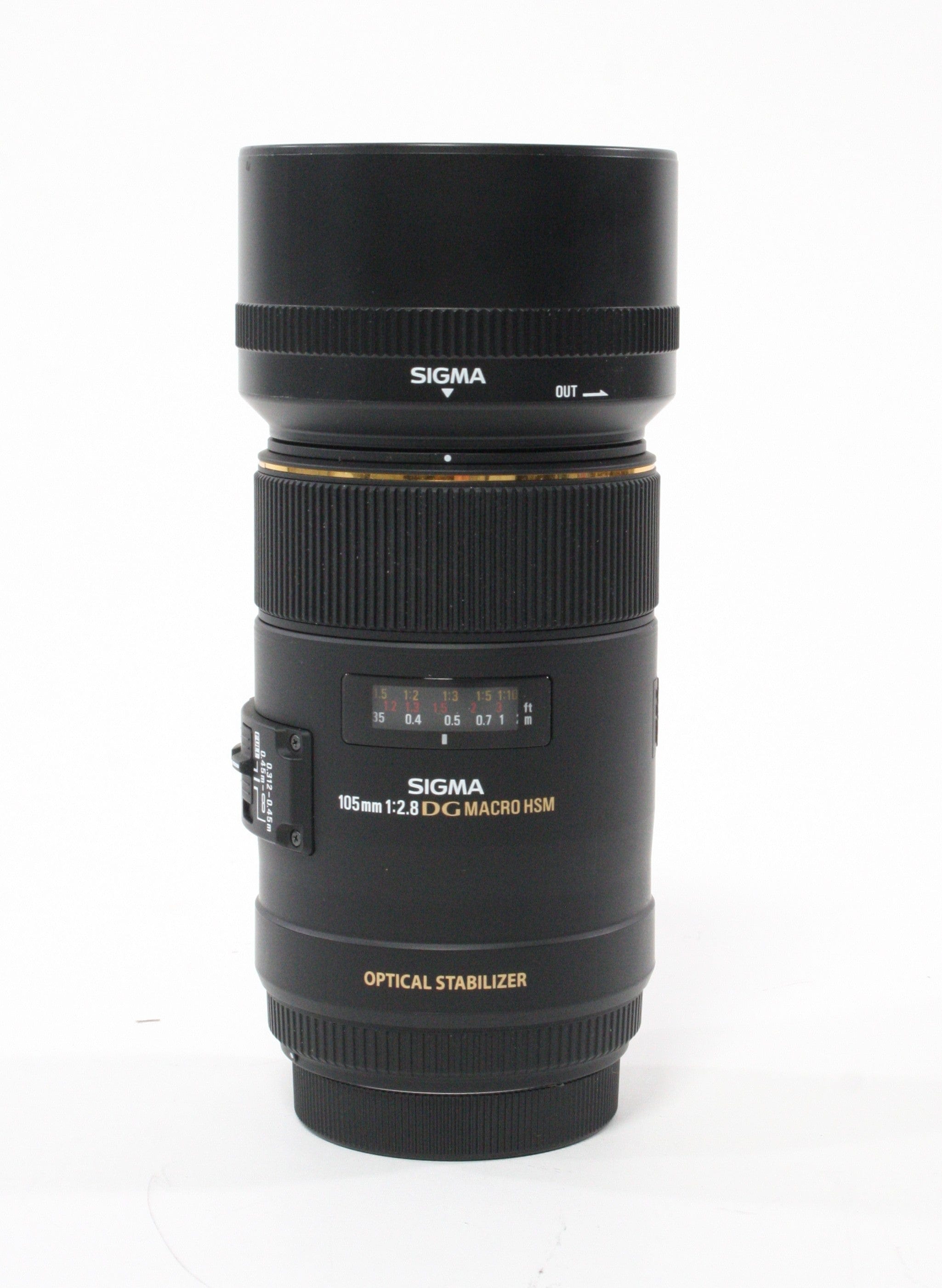Sigma 105mm f/2.8 DG Macro HSM Lens for Canon EF No Autofocus