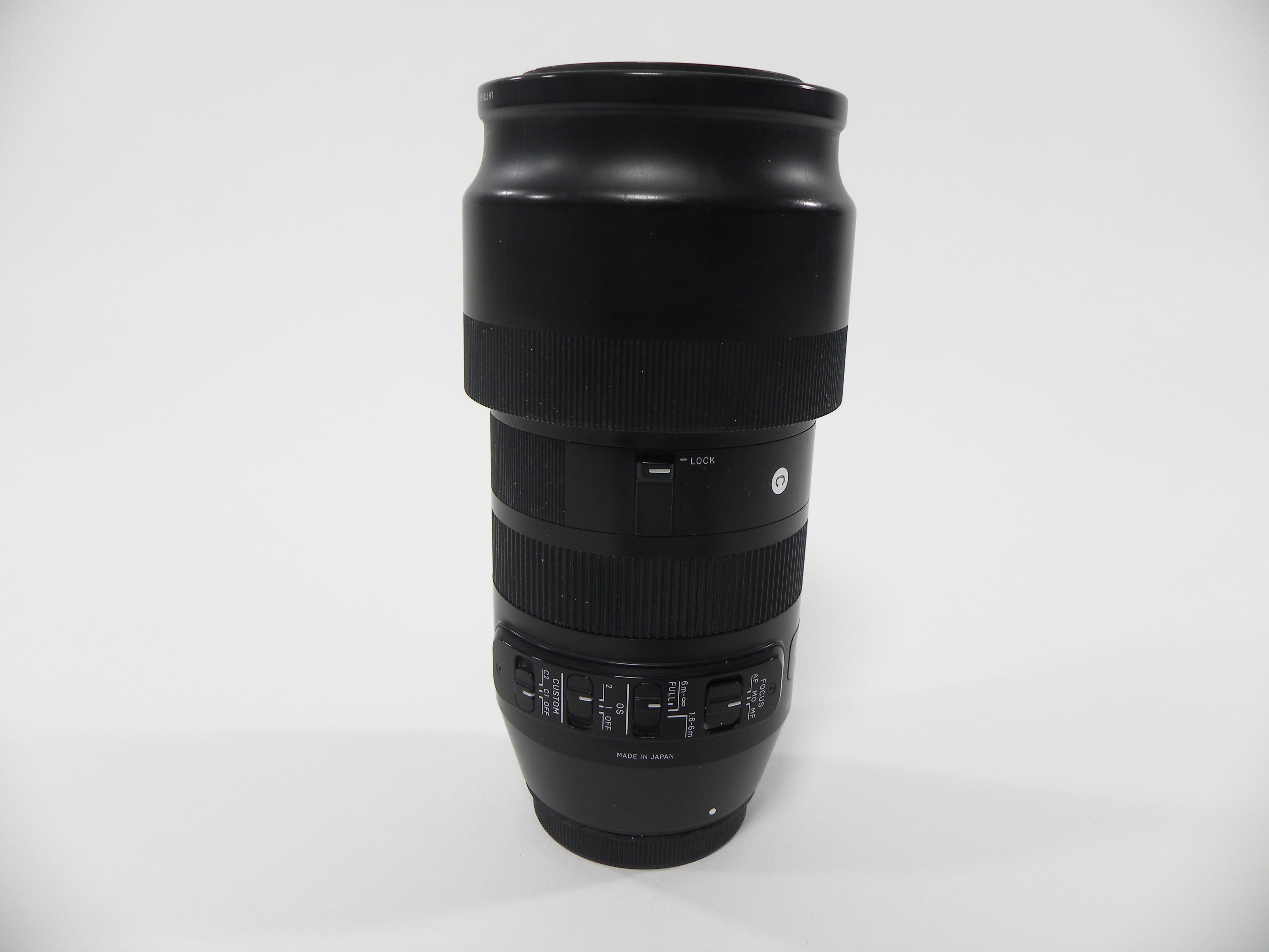 Sigma DG Contemory 100-400mm f5-6.3 Canon EF Mount lens
