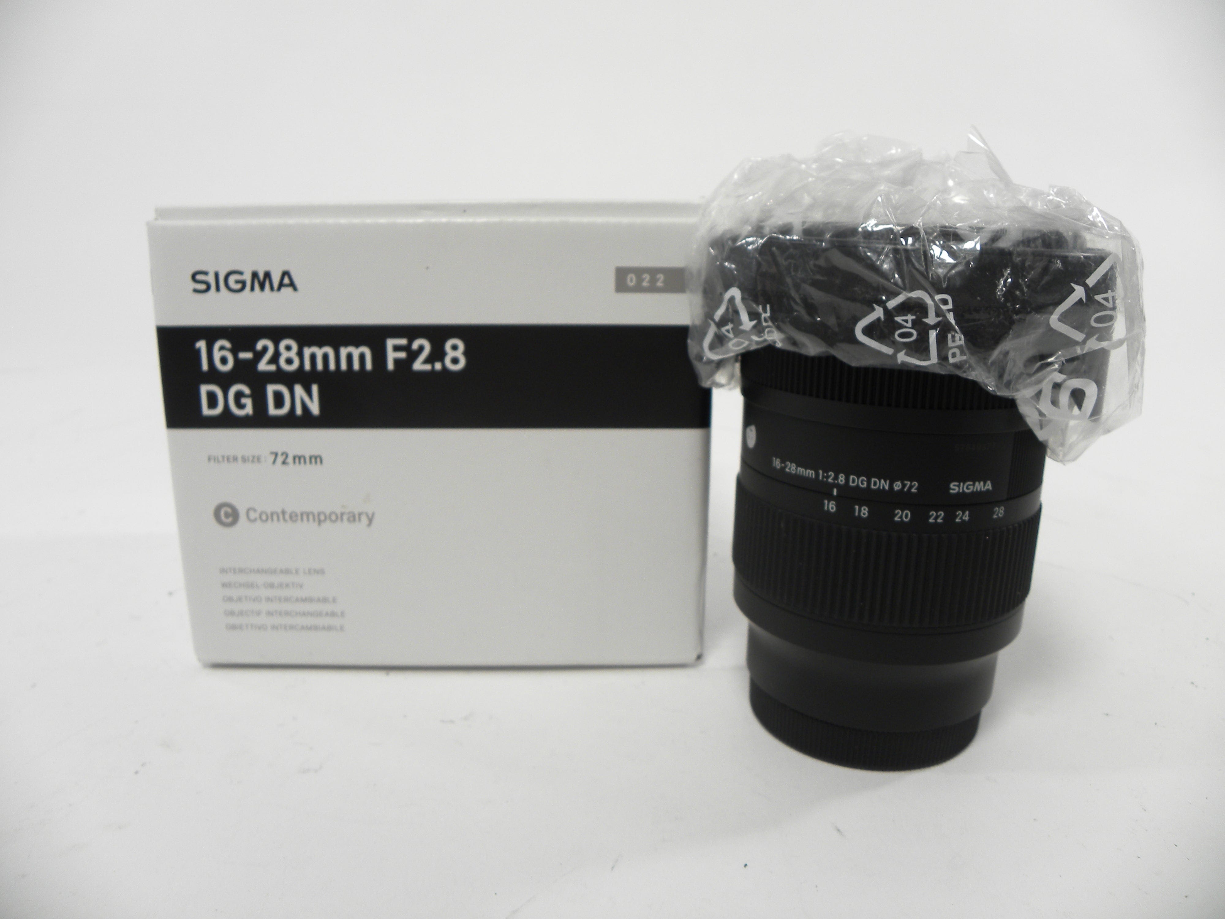 Sigma DG DN Contemporary 16-28mm f2.8 Sony E Mount lens