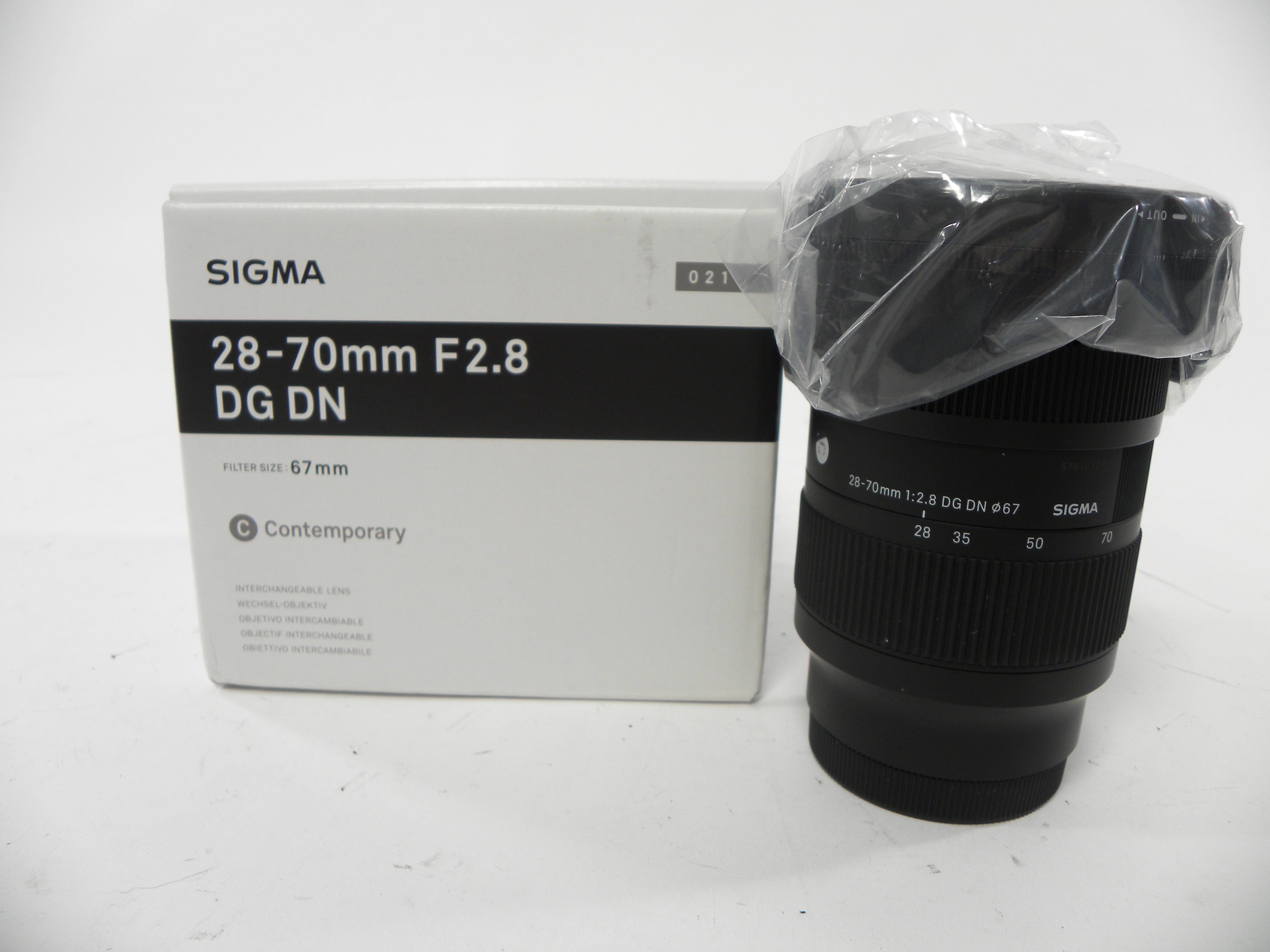 Sigma DG DN Contemporary 28-70mm f2.8 Sony E Mount lens