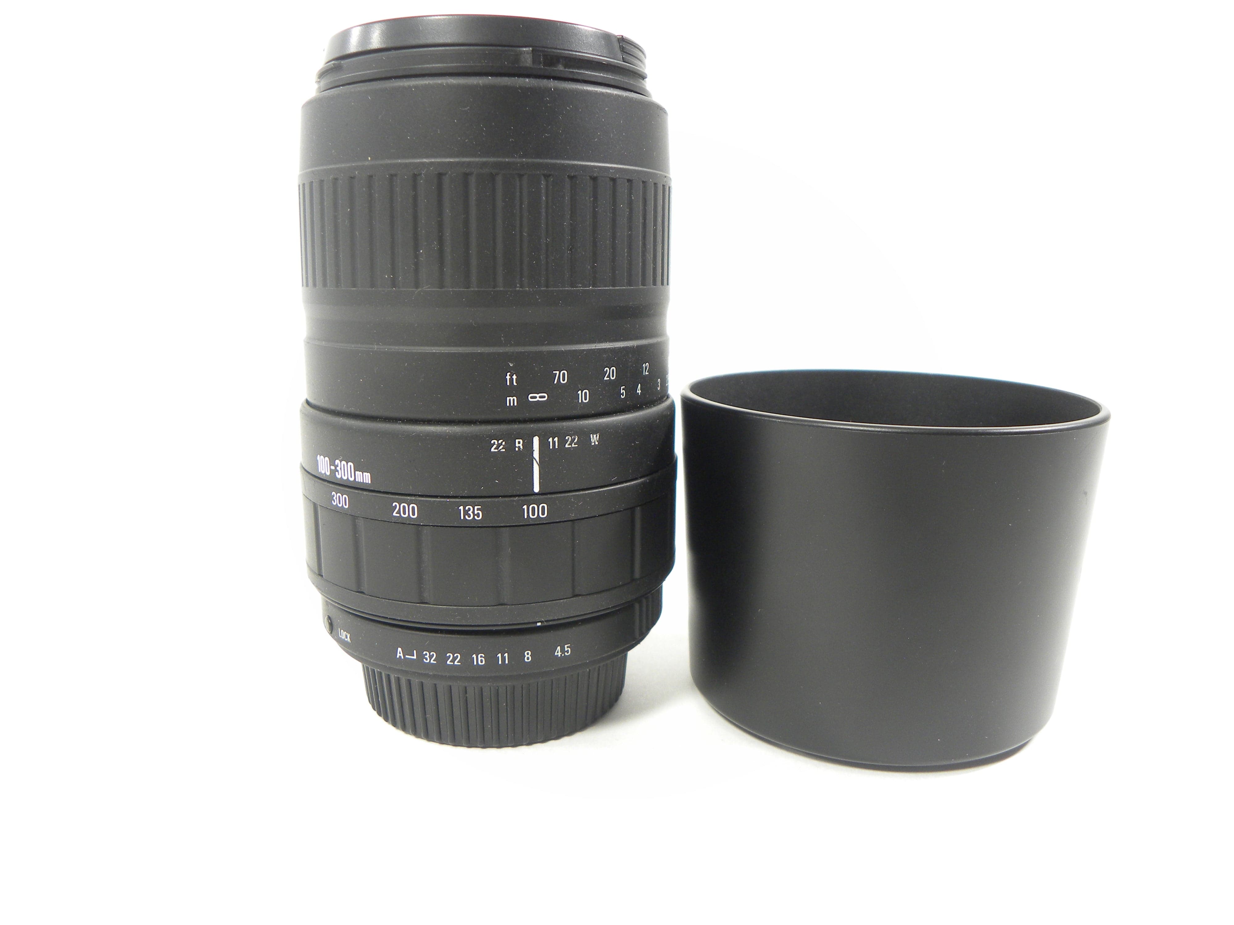 Sigma Zoom 100-300mm f4.5-6.7 UC PK Mount lens