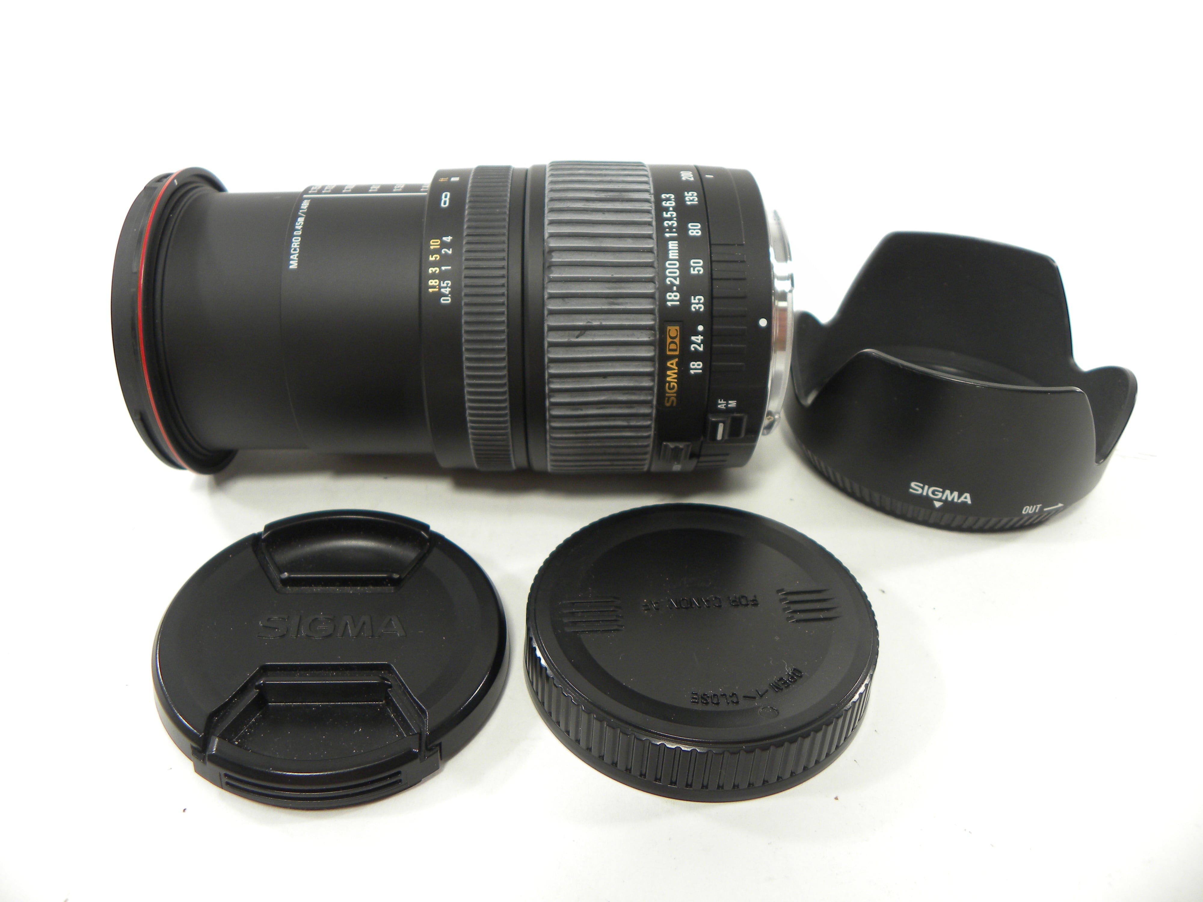 Sigma Zoom DC 18-200mm f3.5-6.3 Canon EF-S Mount