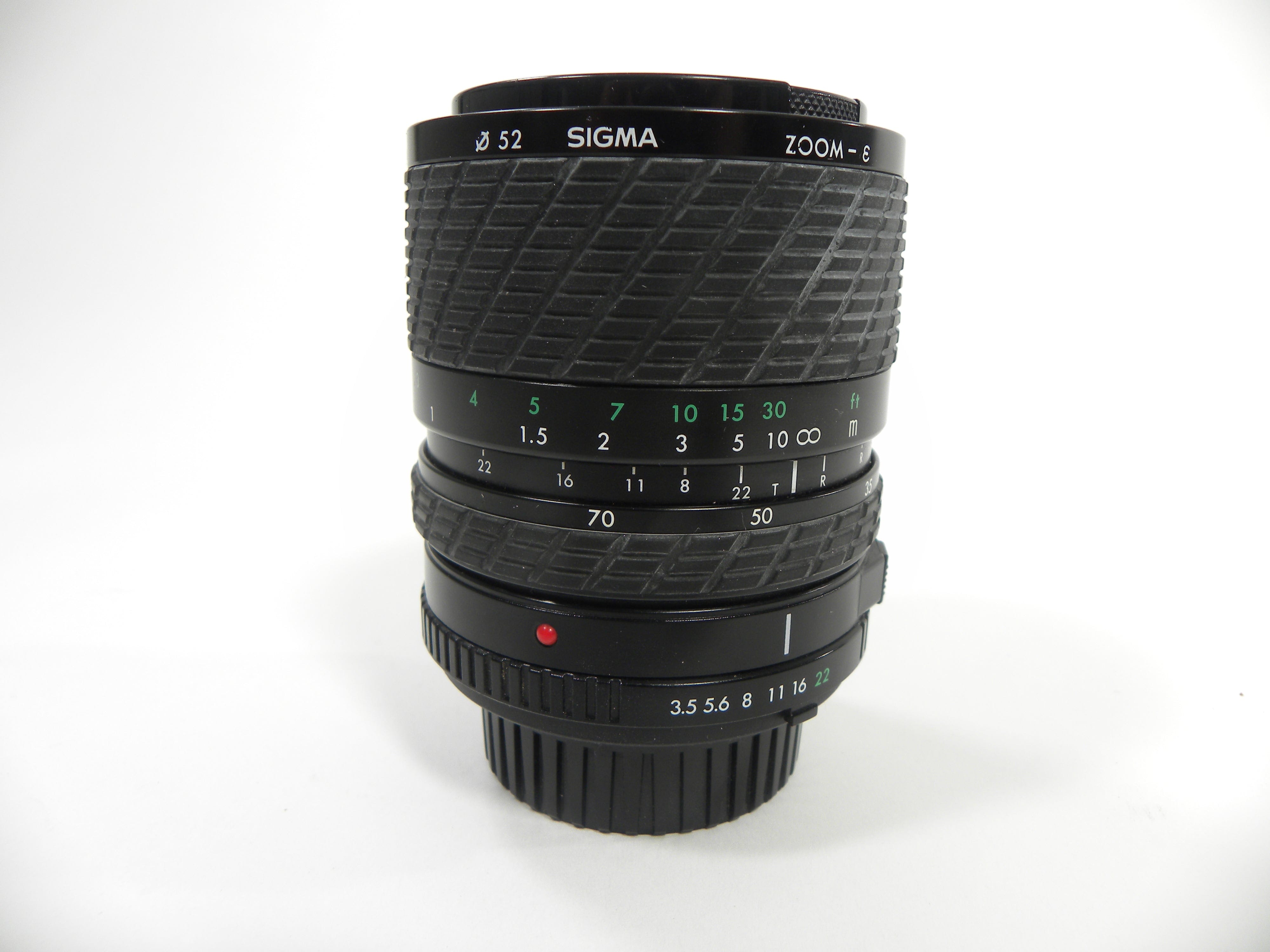 Sigma Zoom E 70mm f3.5-4.5 Minolta MD Mount