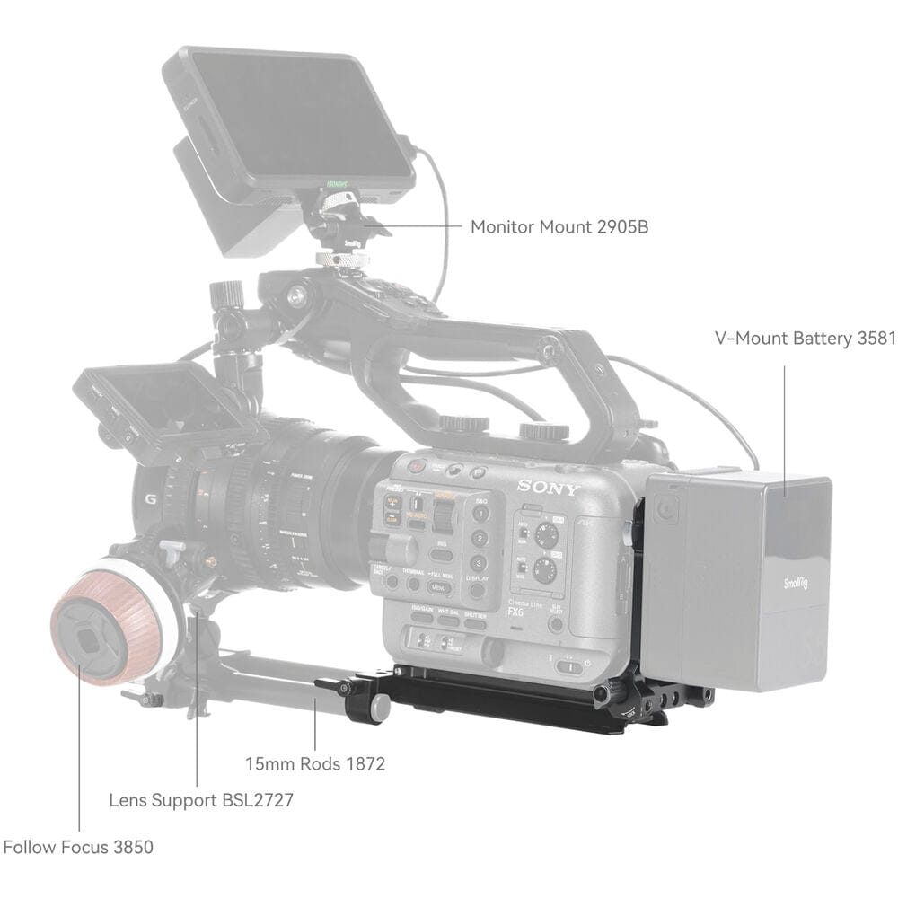 Small Rig V-Mount Battery Mount Plate Kit for Cinema Cameras  4323