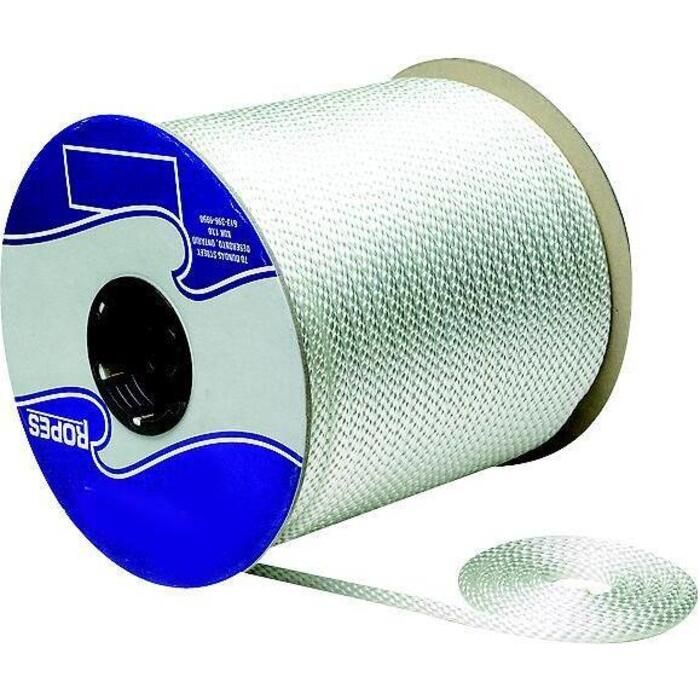Seachoice 42900 Sld Brd Nylon -White-1/4 X 1000
