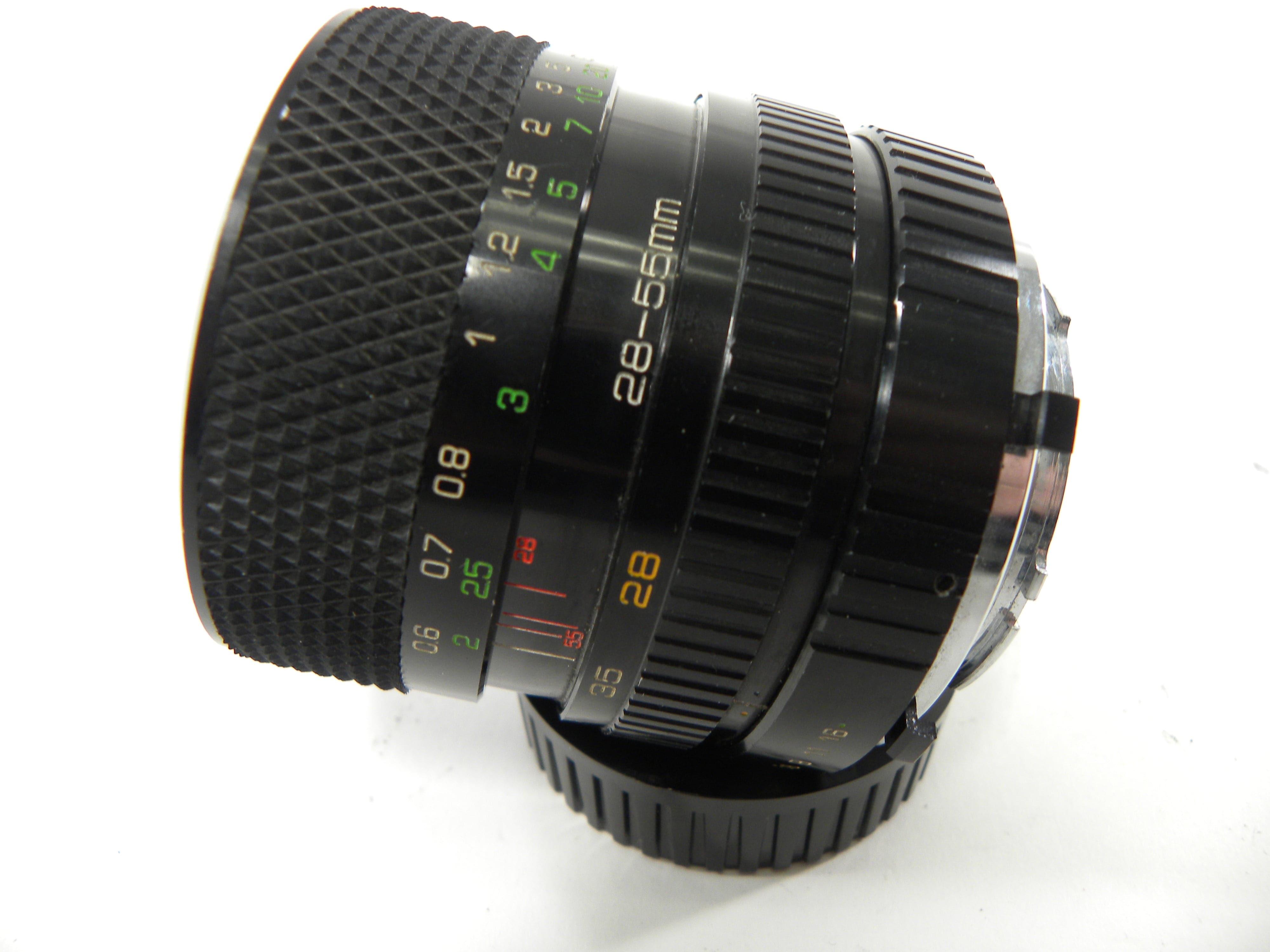 Soligor MC C/D Zoom Macro 28-55mm f3.3-4.5 Minolta MD Mount