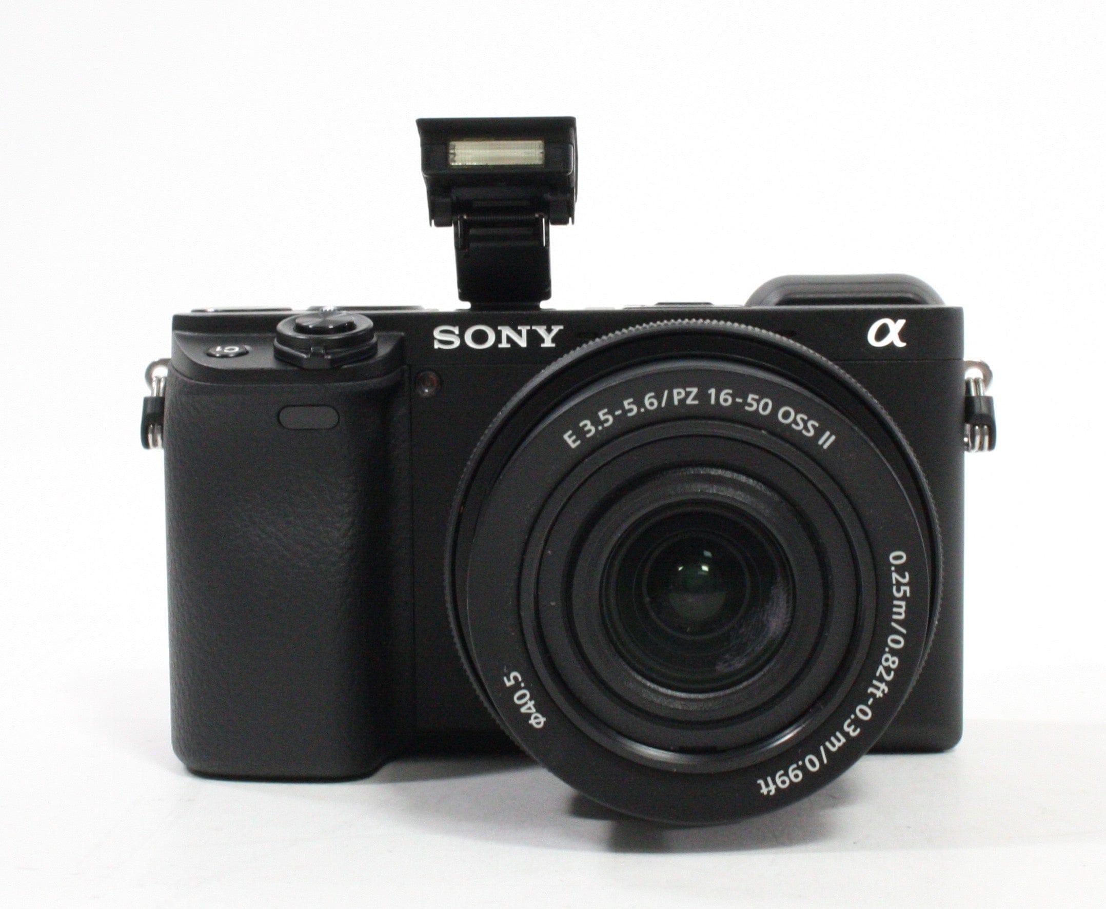 Sony 6400 Mirroless Digital Camera w 16-50mm f/3.5-5.6 & 3-Battery Charger Kit Shutter Count only 16