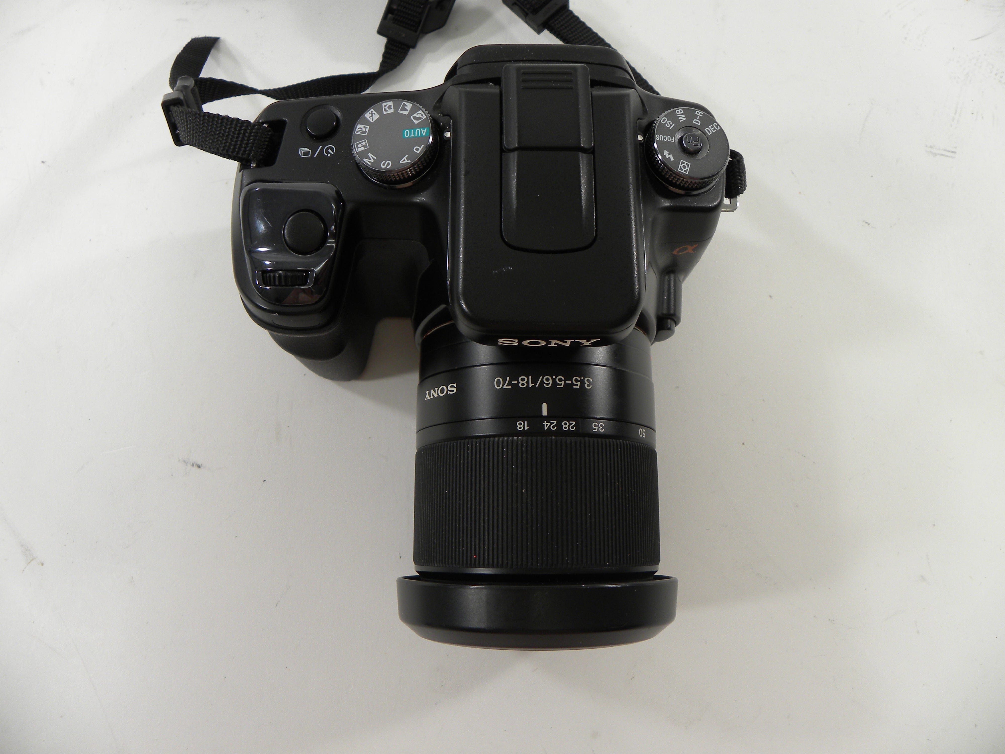 Sony a100 10.2mp Digital SLR w/Sony DT Macro 18-70mm f3.5-5.6