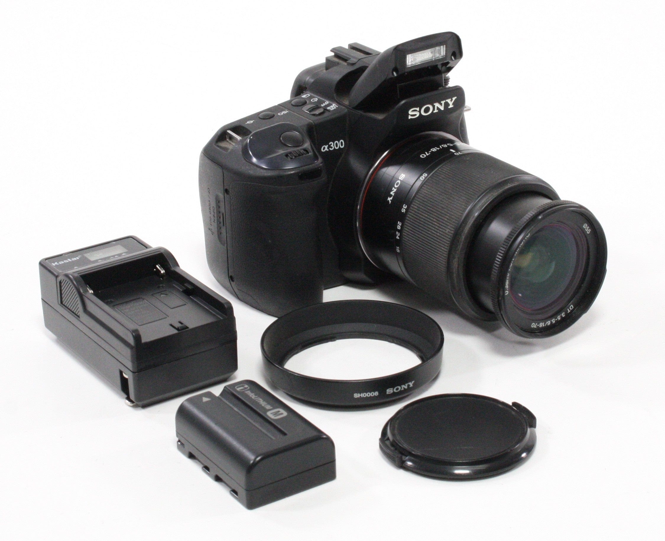 Sony A300 with 18-70mm f/3.5-5.6 Lens.
