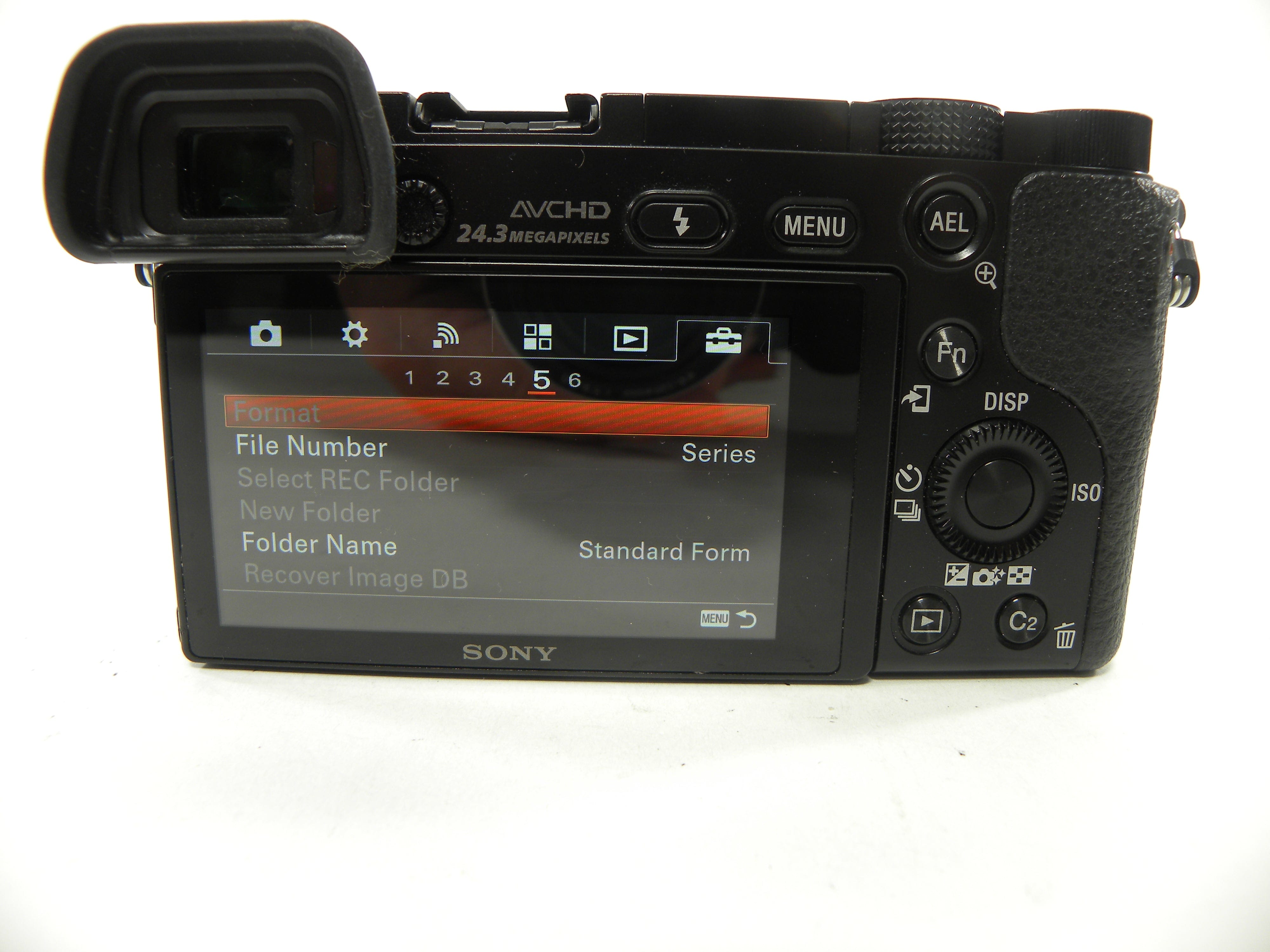 Sony a6000 24.3mp Mirrorless Digital w/16-50 PZ OSS Shutter Ct. 6,031