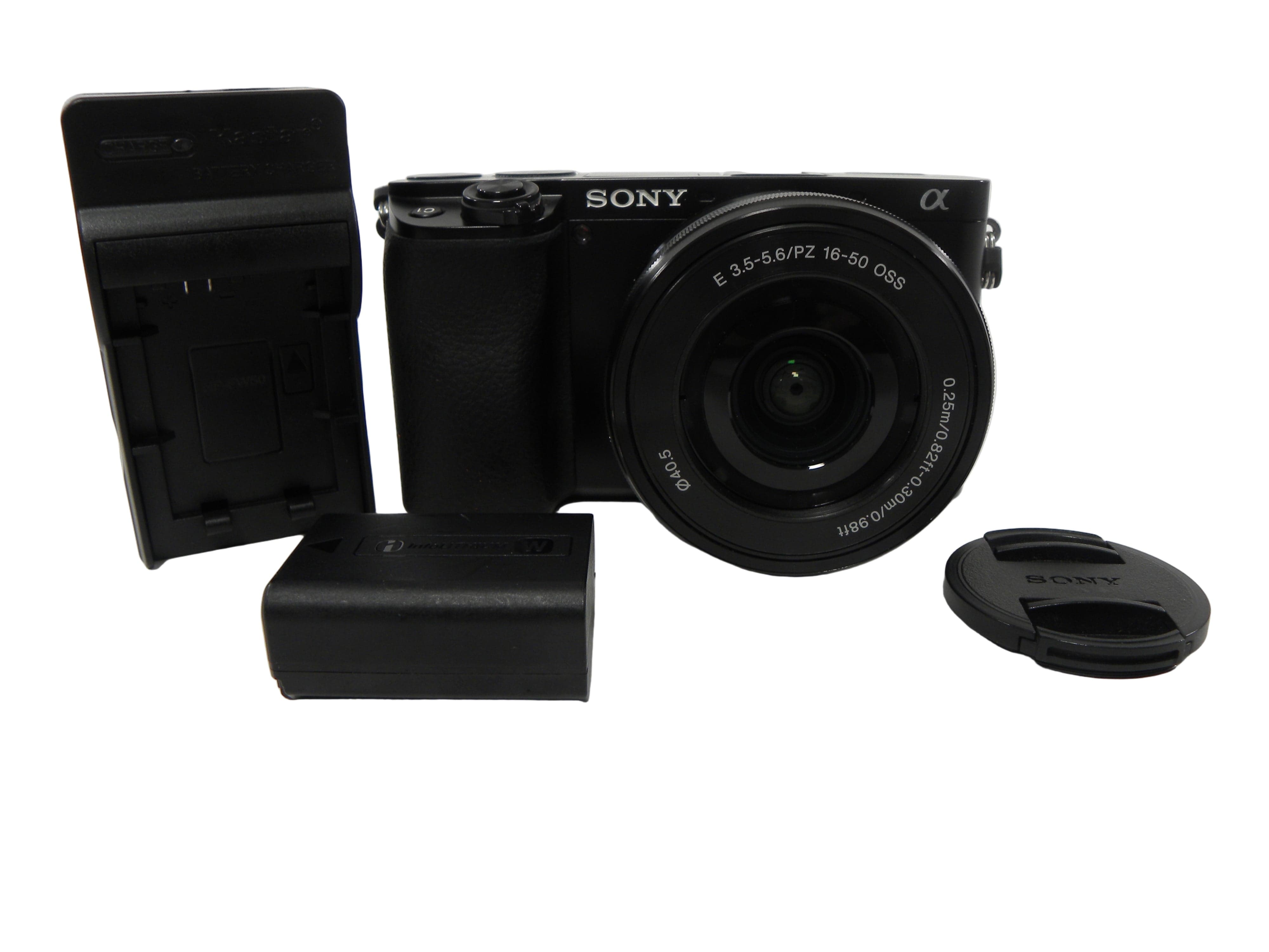 Sony a6100 24.2mp Mirrorless Digital w/16-50mm  PZ OSS Shutter Ct. 758