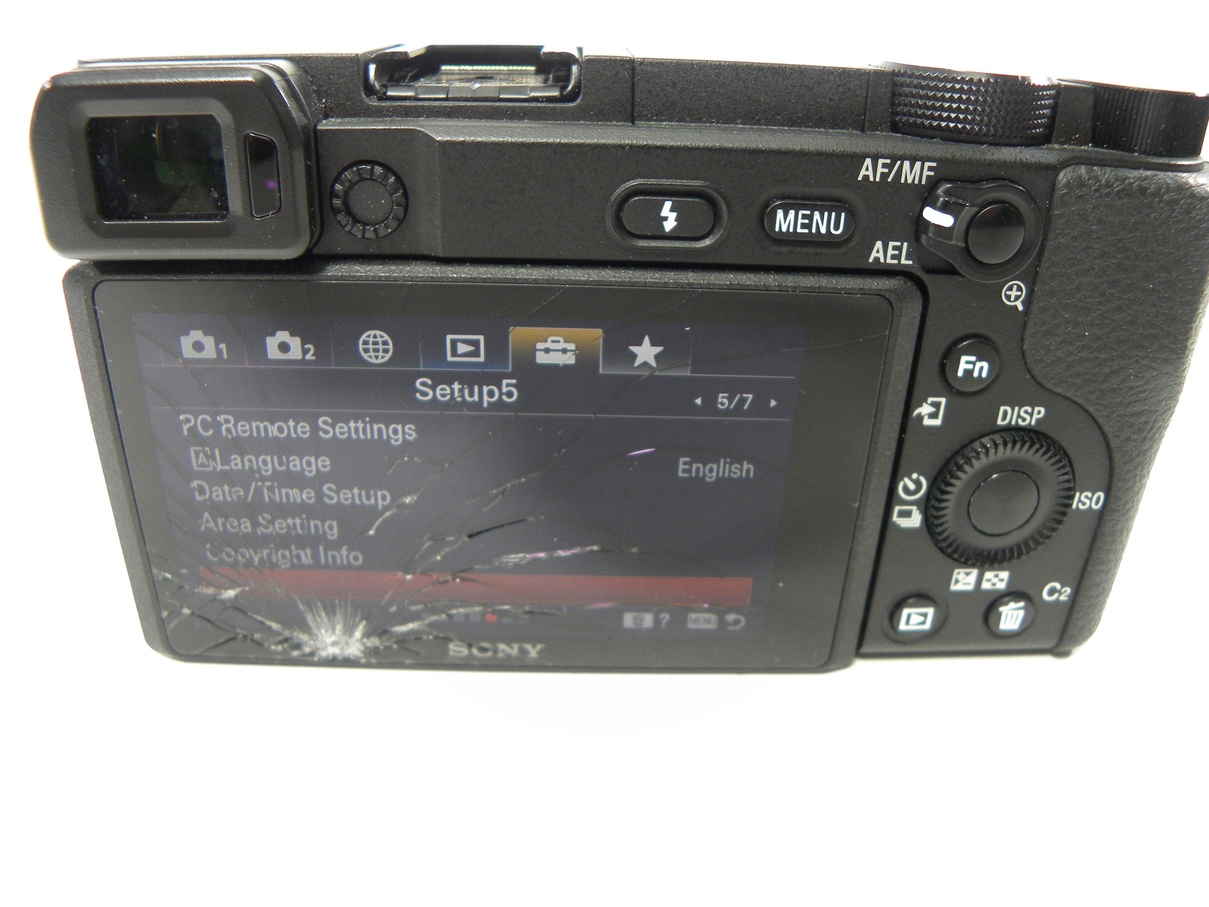 Sony a6400 24mp Digital Mirrorless camera body only Shuttery Ct. 11,921 (Parts)
