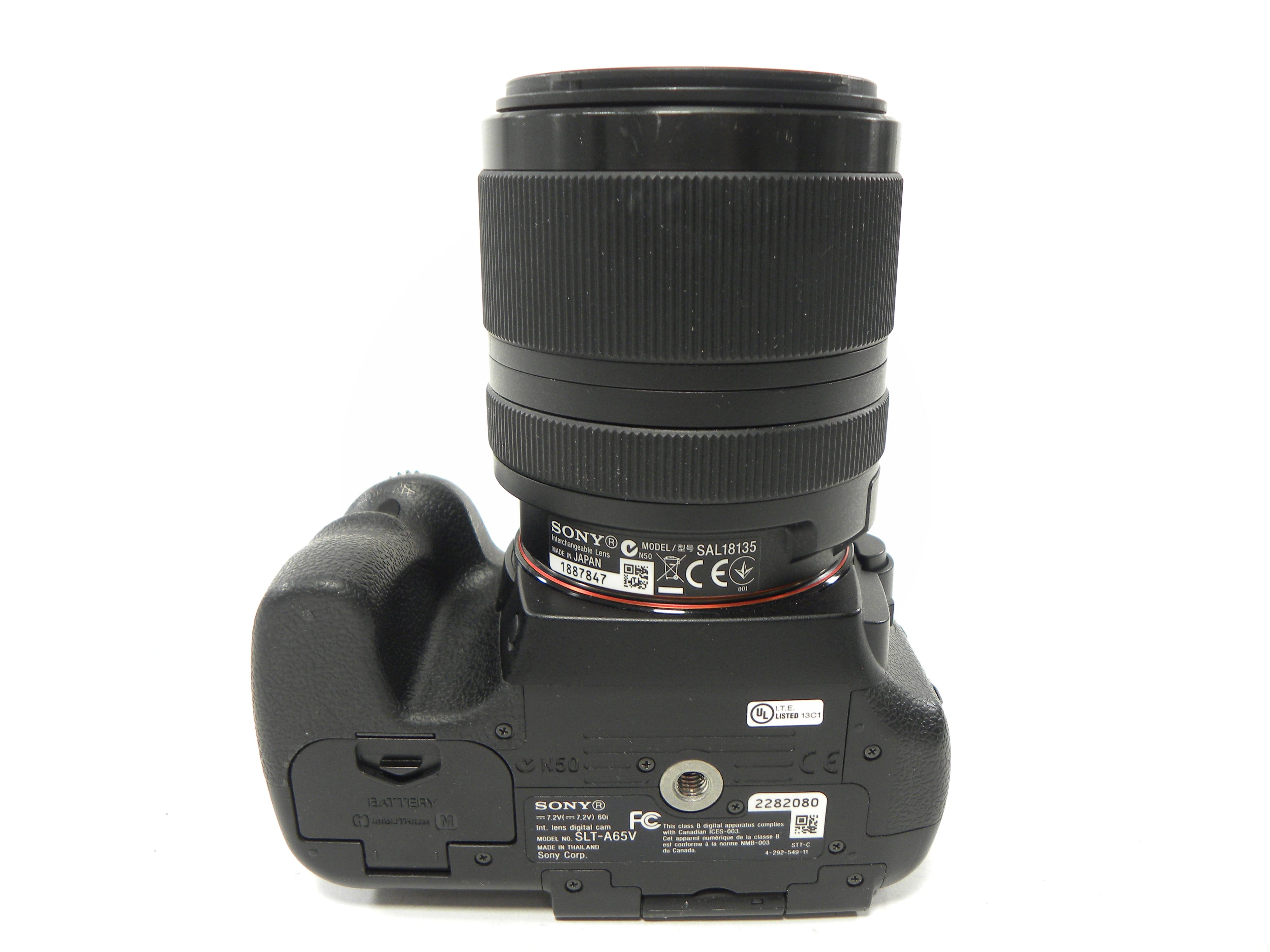 Sony a65 24.3mp Digital SLR w/ DT 18-135mm f3.5-5.6 A Mount