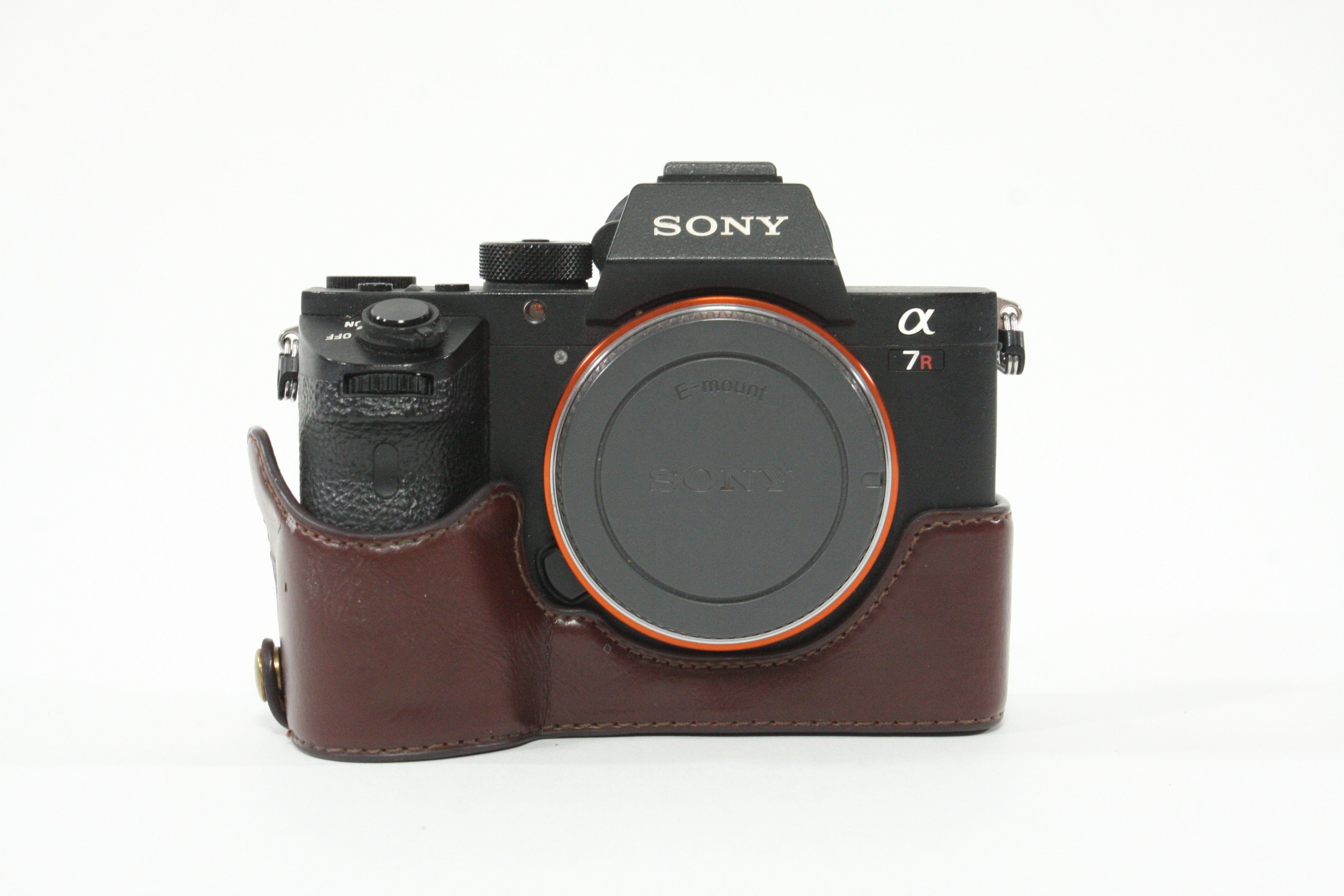 Sony a7R II with Leather Half Case -  Shutter Count 13146