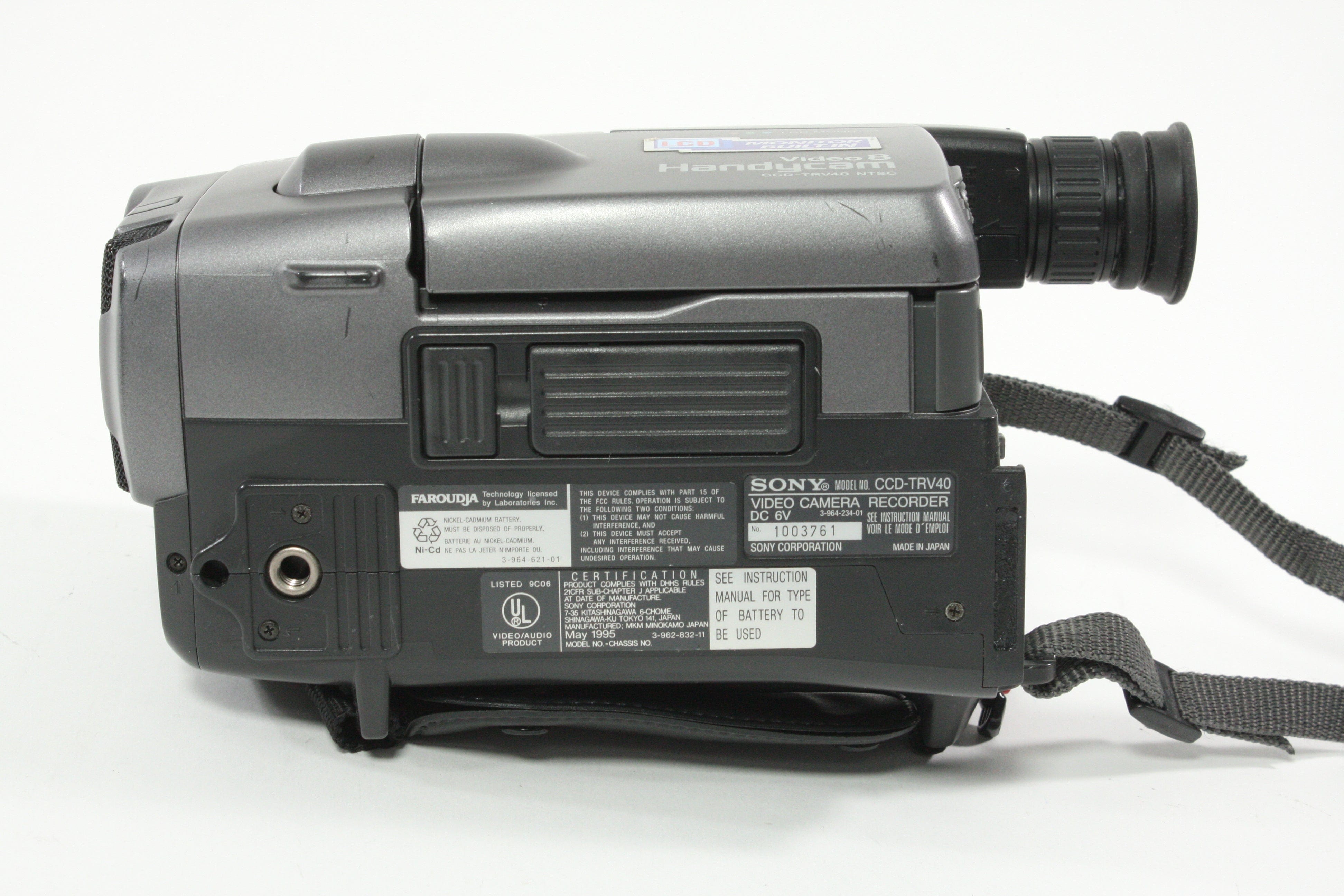 Sony CCD-TRV40 Video 8 Camcorder