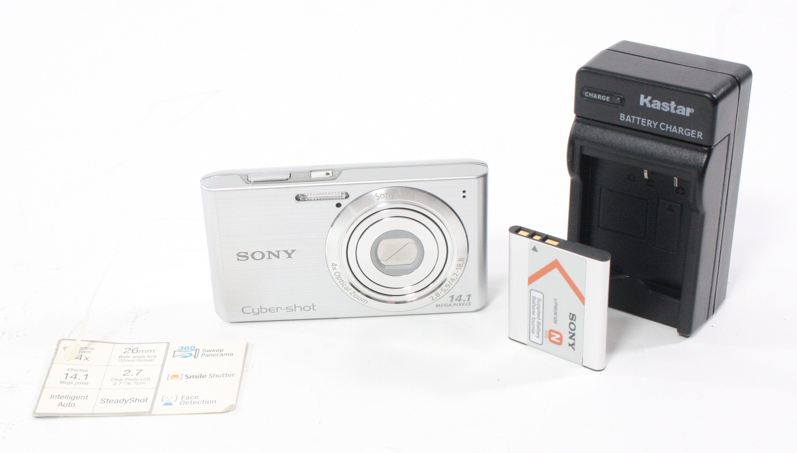 Sony Cyber-shot DSC-W610 Digital Camera 4x Zoom 14.1mp