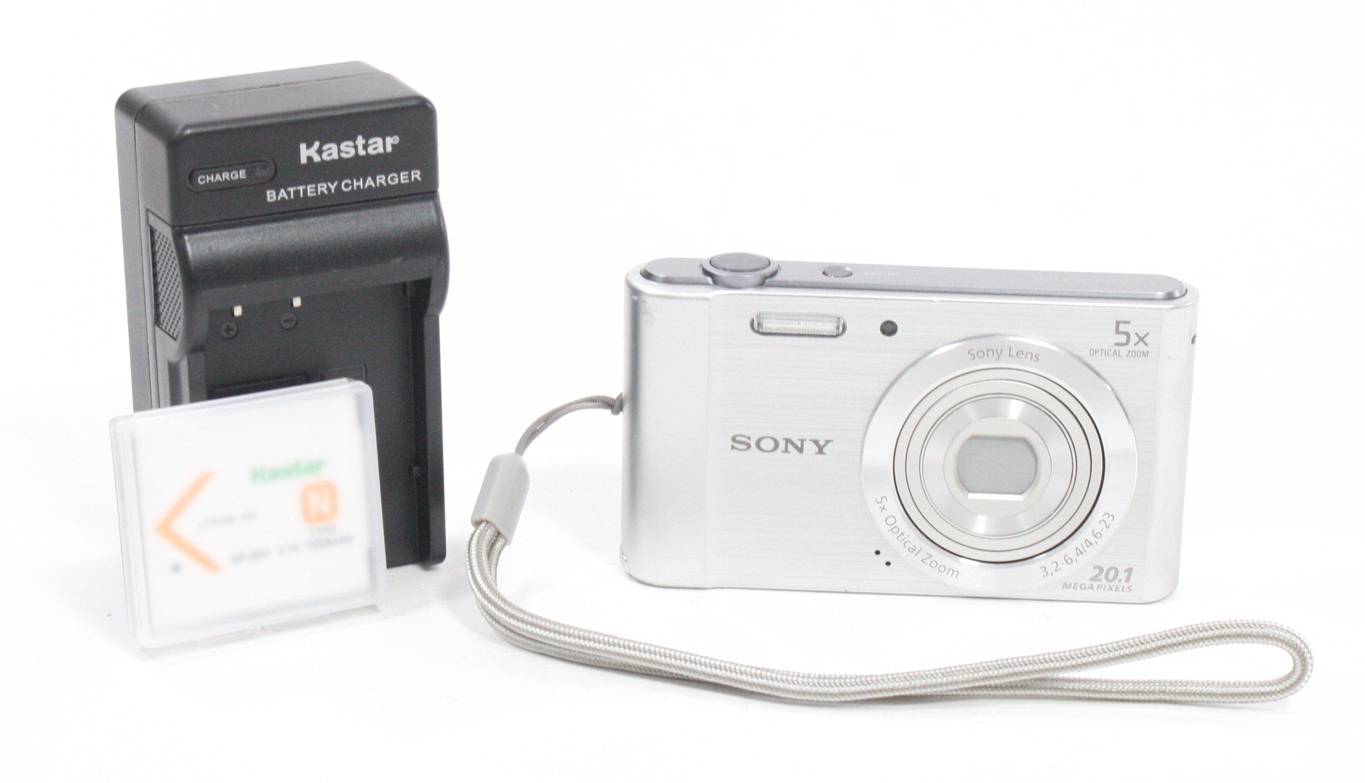 Sony Cyber-shot DSC-W800 Digital Camera 5x Zoom 20.1mp (Silver)