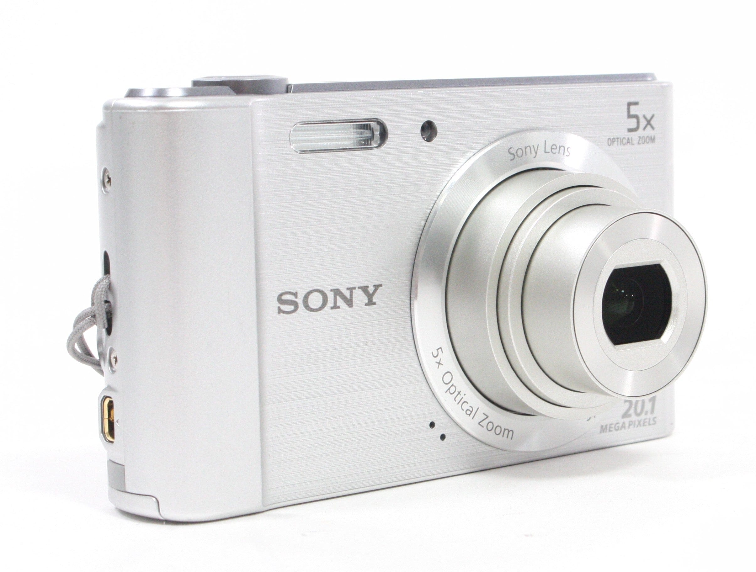 Sony Cyber-shot DSC-W800 Digital Camera 5x Zoom 20.1mp (Silver)