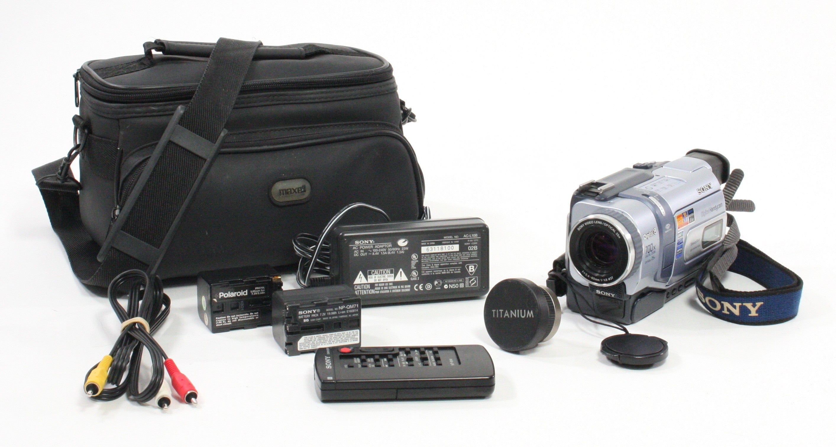 Sony DCR-TRV 340 Digital 8 Camcorder with Titanium I.R. Lens